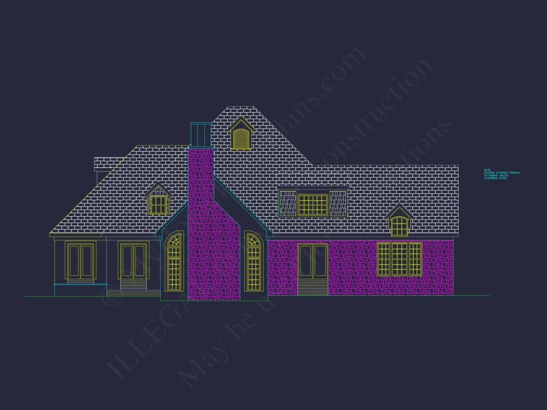 Elegant house Plan with Versatile Floor Designs and CAD