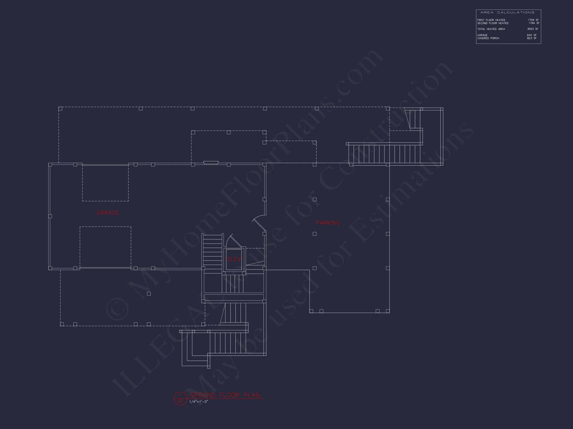 Beach house Plan with CAD Designs and Spacious Layouts