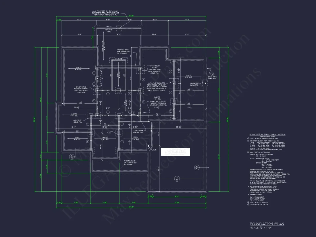 Stunning Colonial house Architecture with Complete CAD Plans