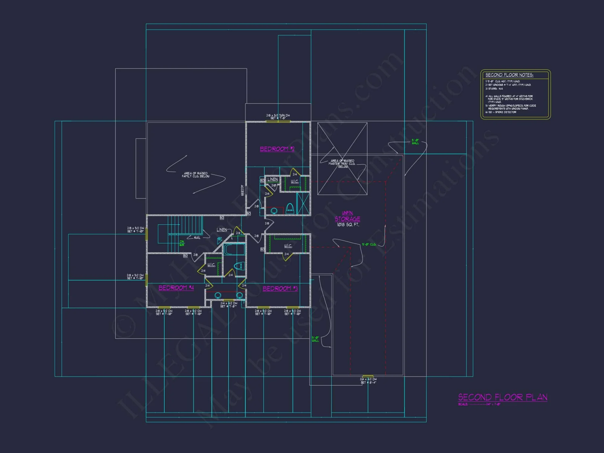 Stunning Colonial house Architecture with Complete CAD Plans