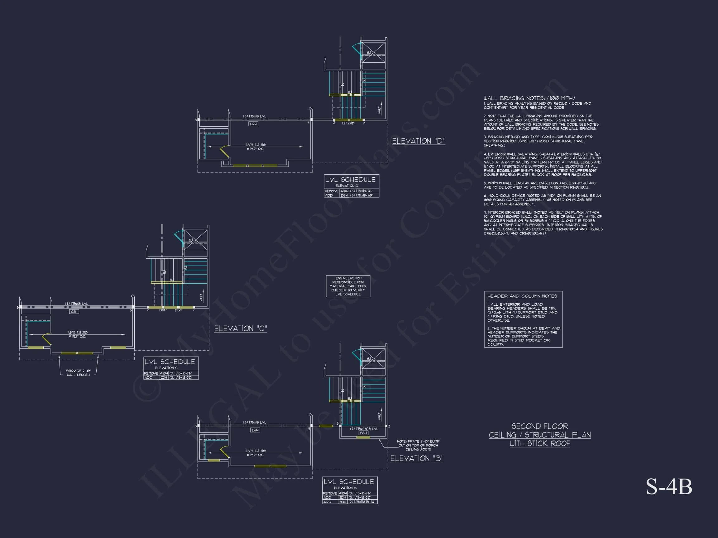 13-1246 HOUSE PLAN - Modern Suburban House Plan with Detailed Floor Blueprint CAD 64 Modern Suburban house Plan with Detailed Floor Blueprint CAD