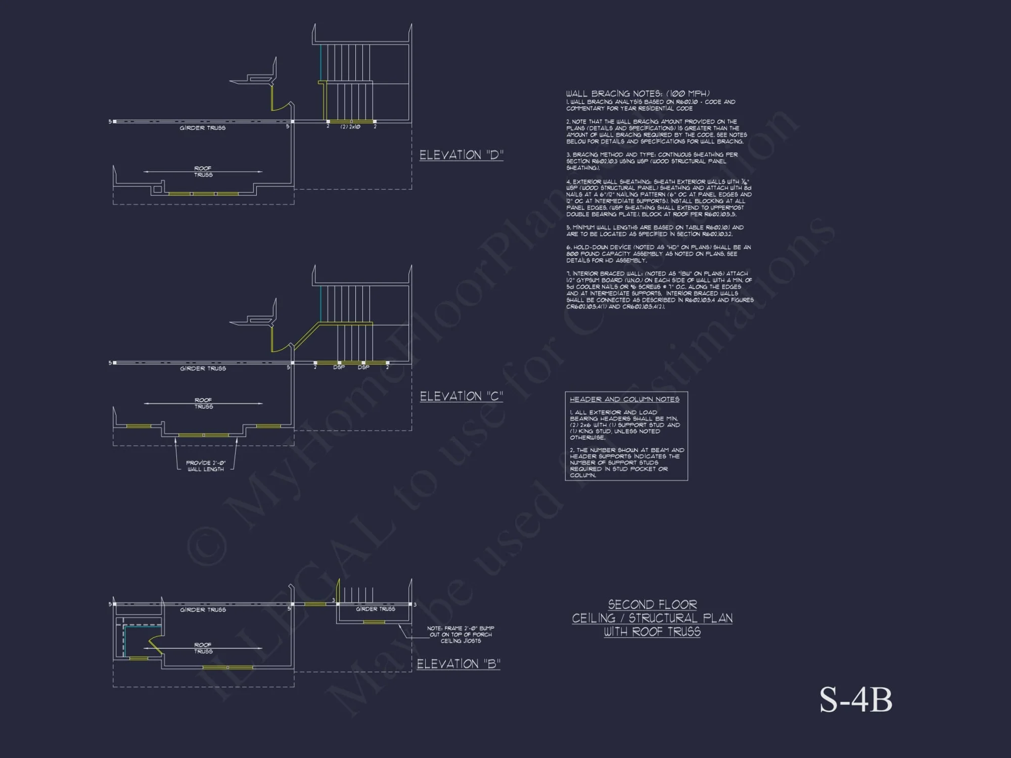 Modern Suburban house Plan with Detailed Floor Blueprint CAD