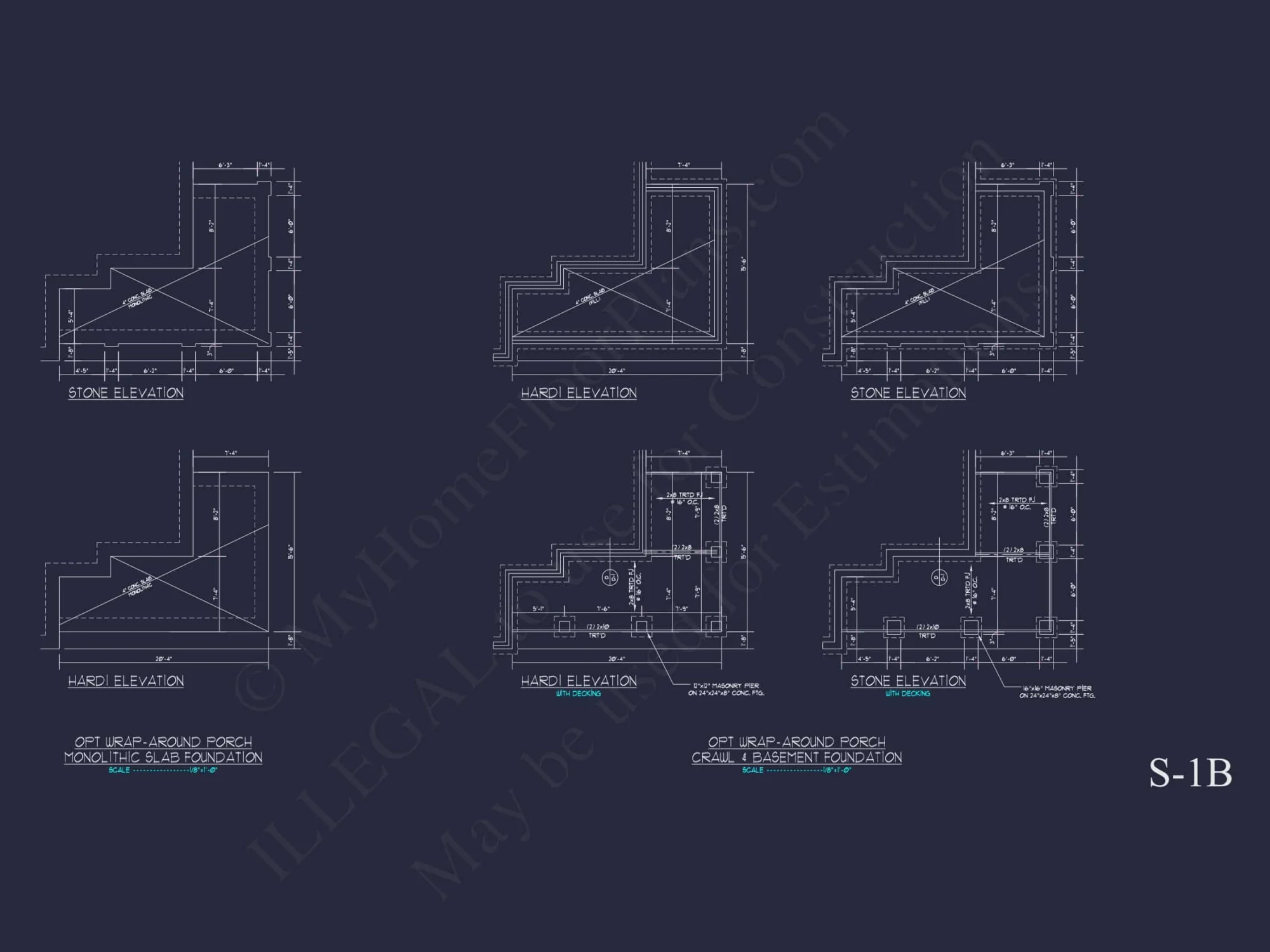 Modern Suburban house Plan with Detailed Floor Blueprint CAD