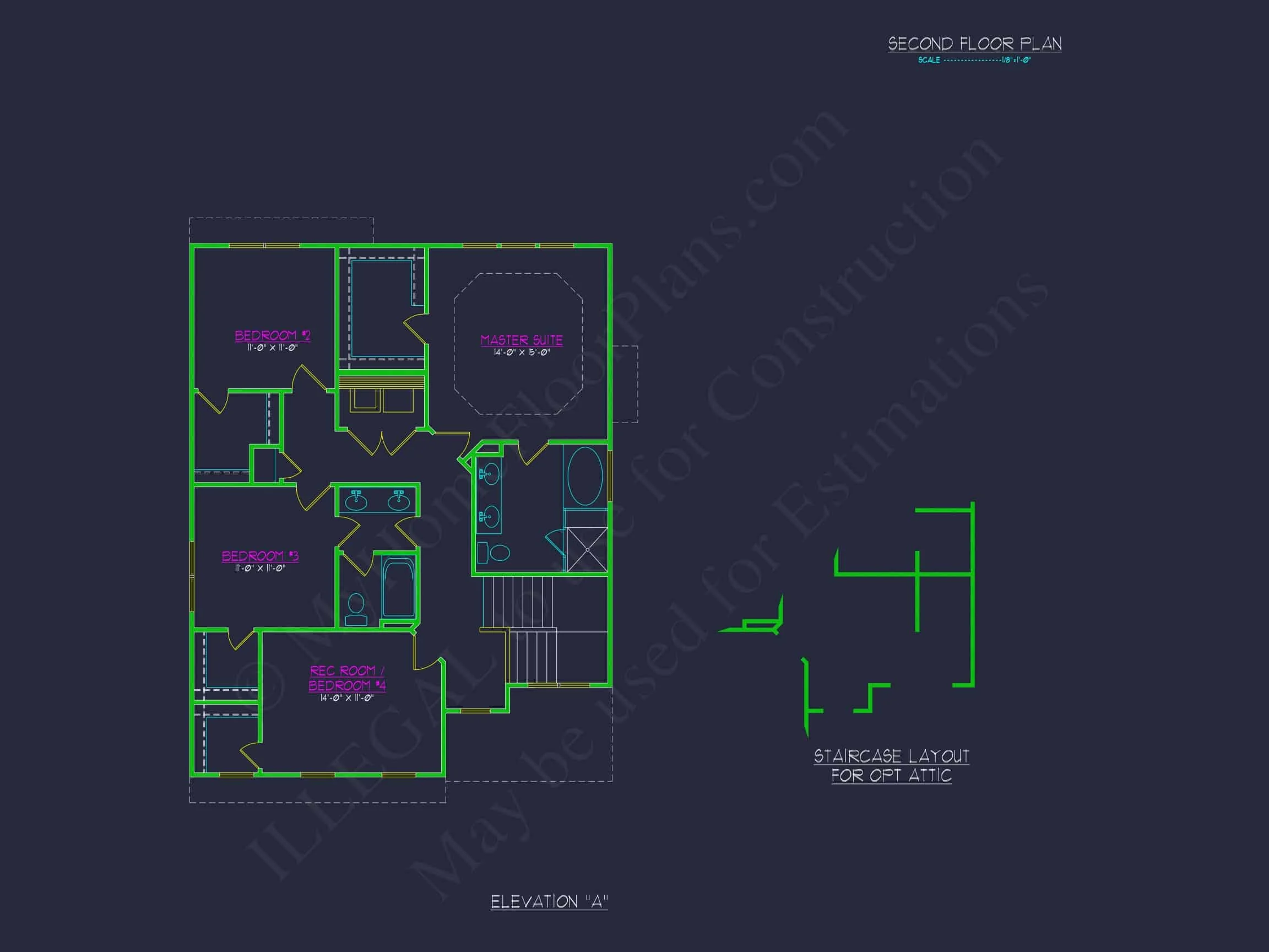 13-1246 HOUSE PLAN - Modern Suburban House Plan with Detailed Floor Blueprint CAD 48 Modern Suburban house Plan with Detailed Floor Blueprint CAD