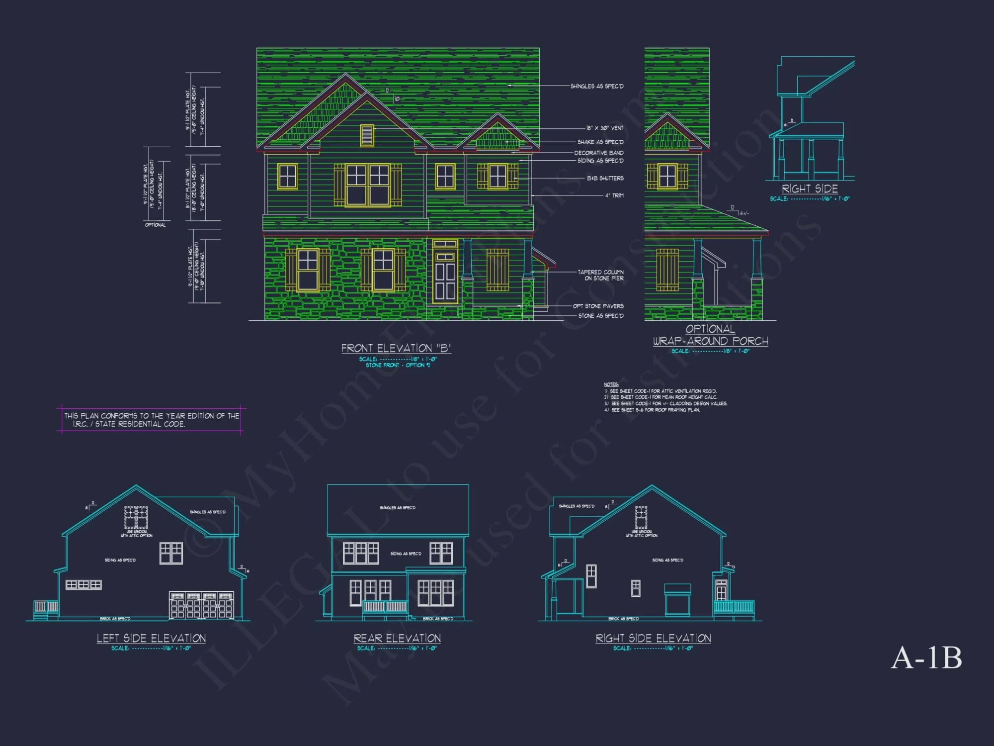 Modern Suburban house Plan with Detailed Floor Blueprint CAD