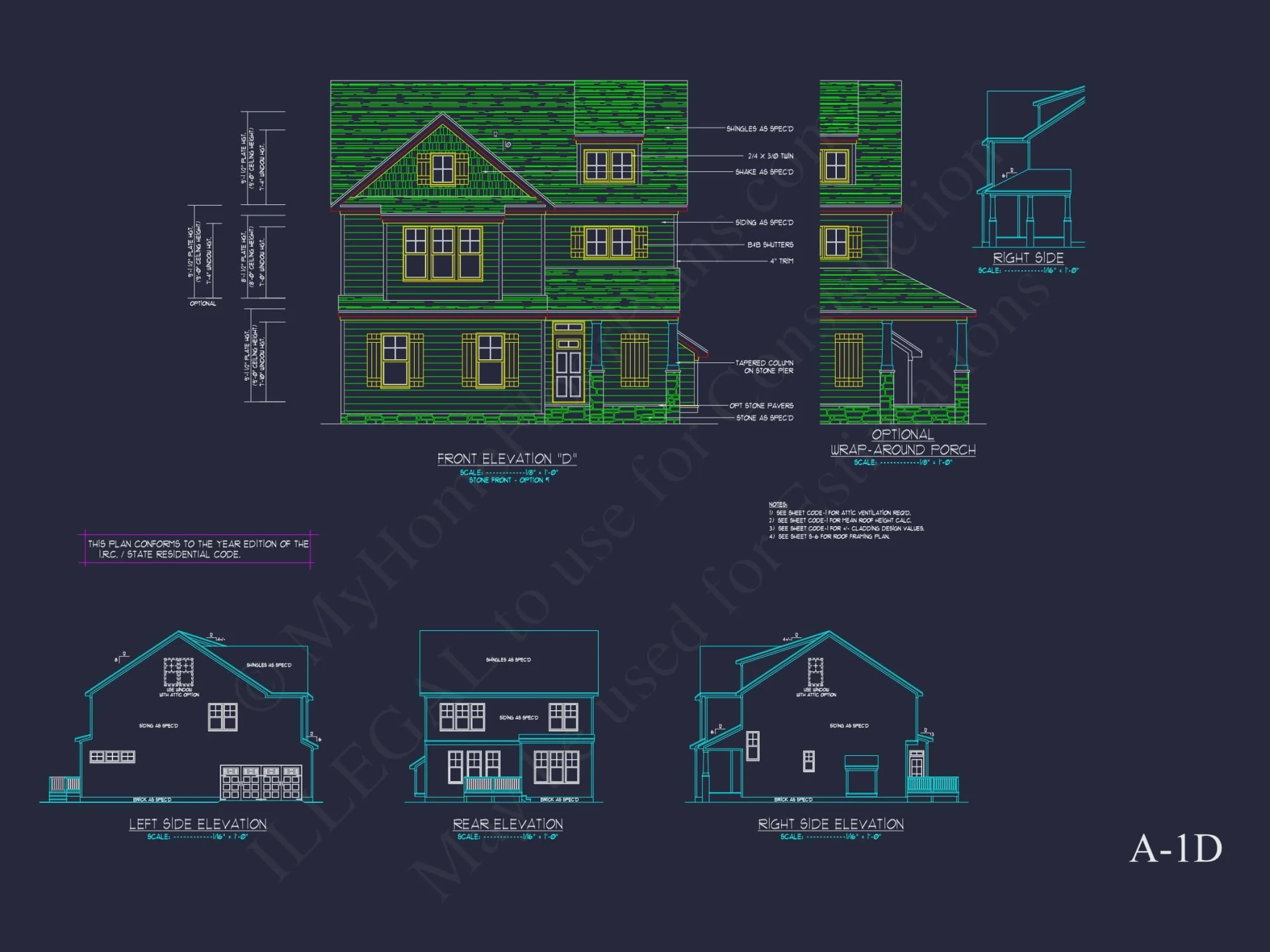 Modern Suburban house Plan with Detailed Floor Blueprint CAD