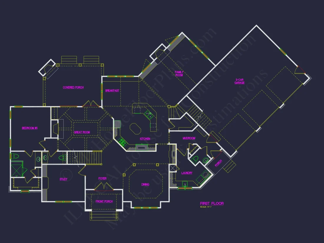 Luxury house Plan with Spacious Floor Plan and Unique Designs