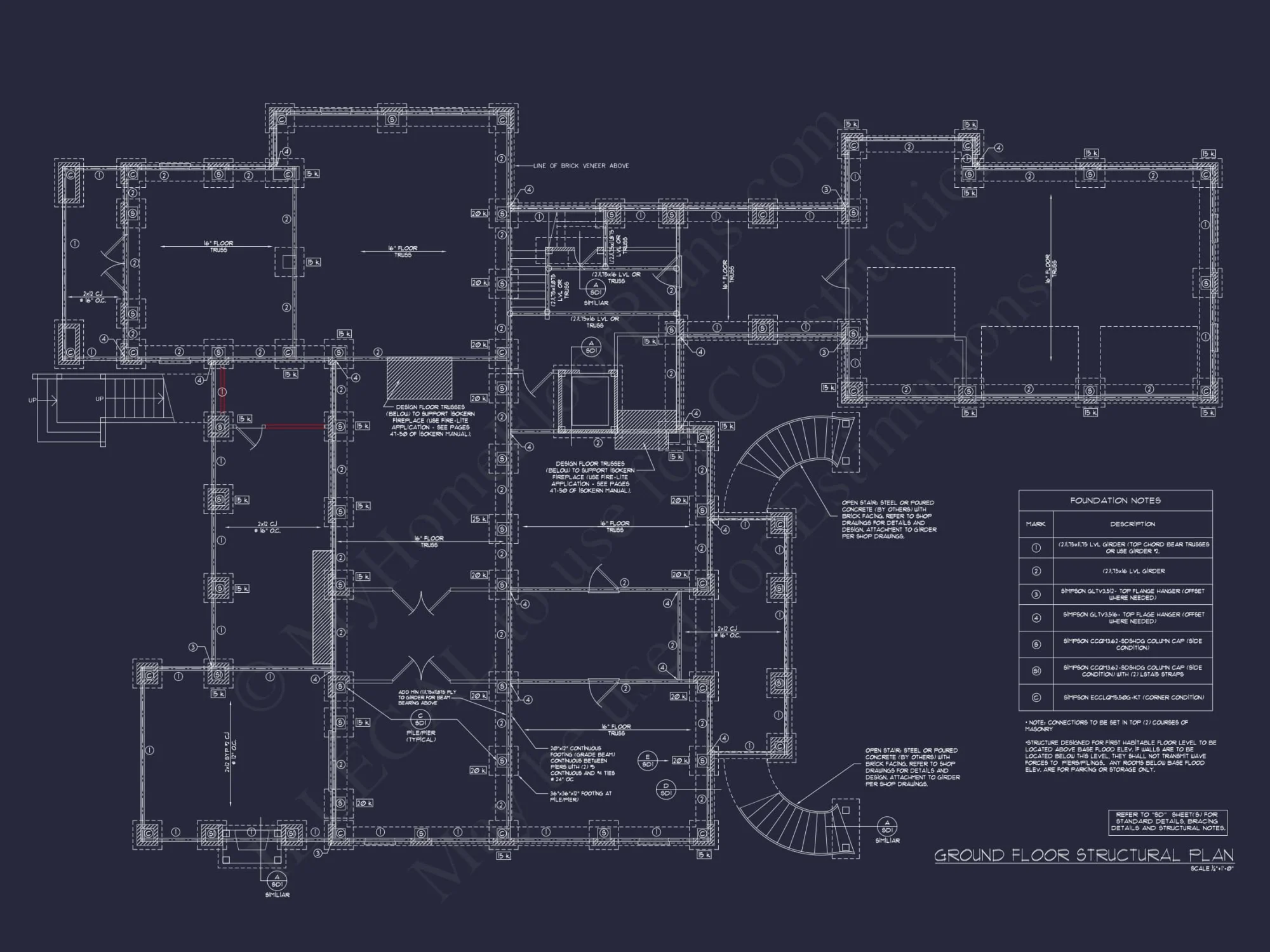 Luxury house Plan with 3 Floors, CAD Blueprints, and Classic Designs