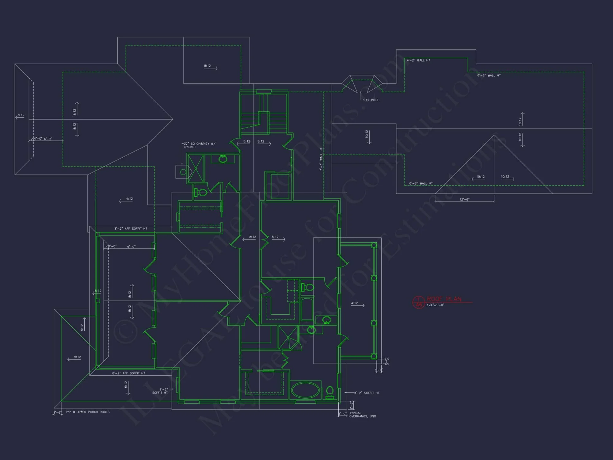 Luxury house Plan with 3 Floors, CAD Blueprints, and Classic Designs