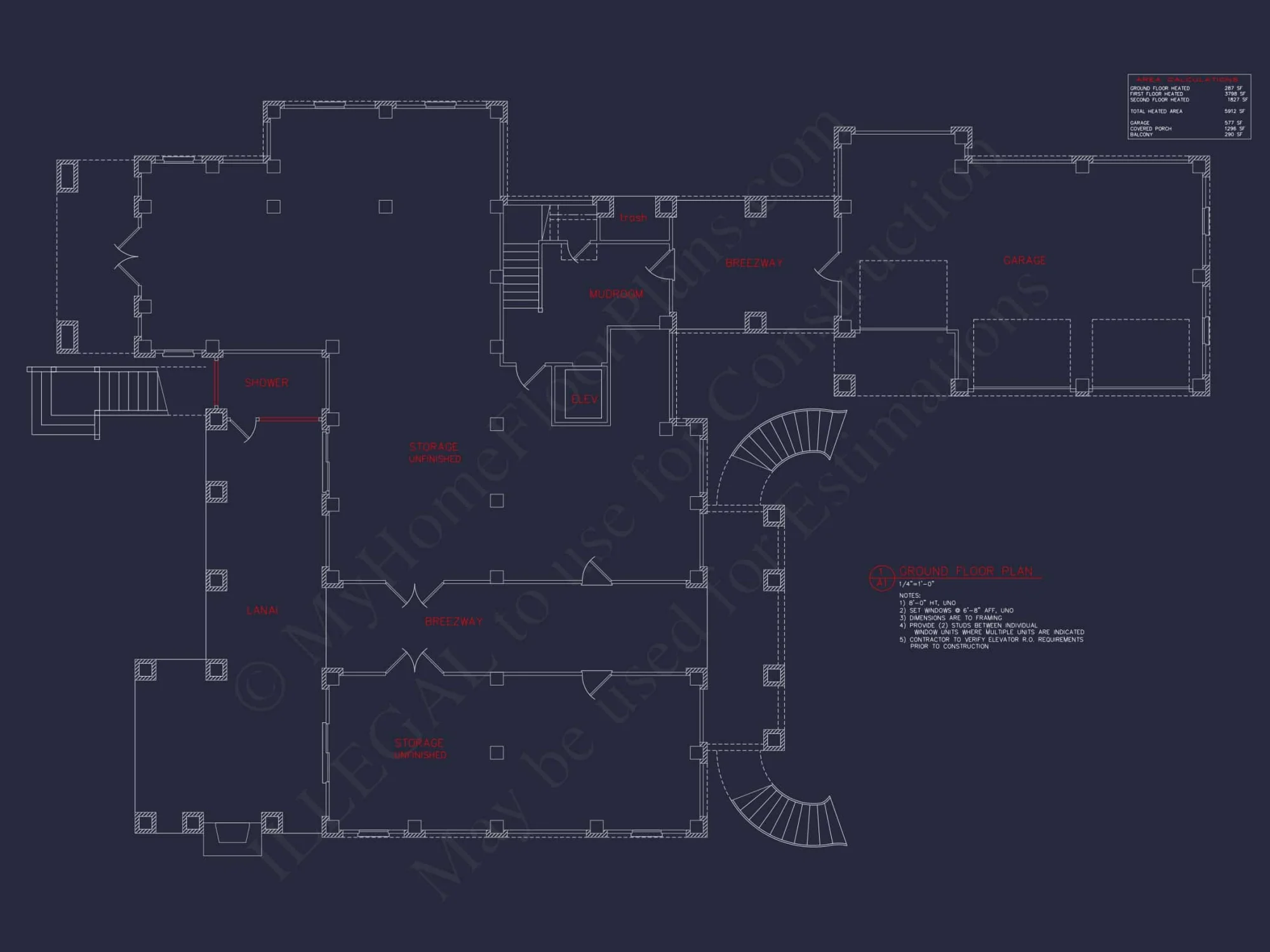 Luxury house Plan with 3 Floors, CAD Blueprints, and Classic Designs
