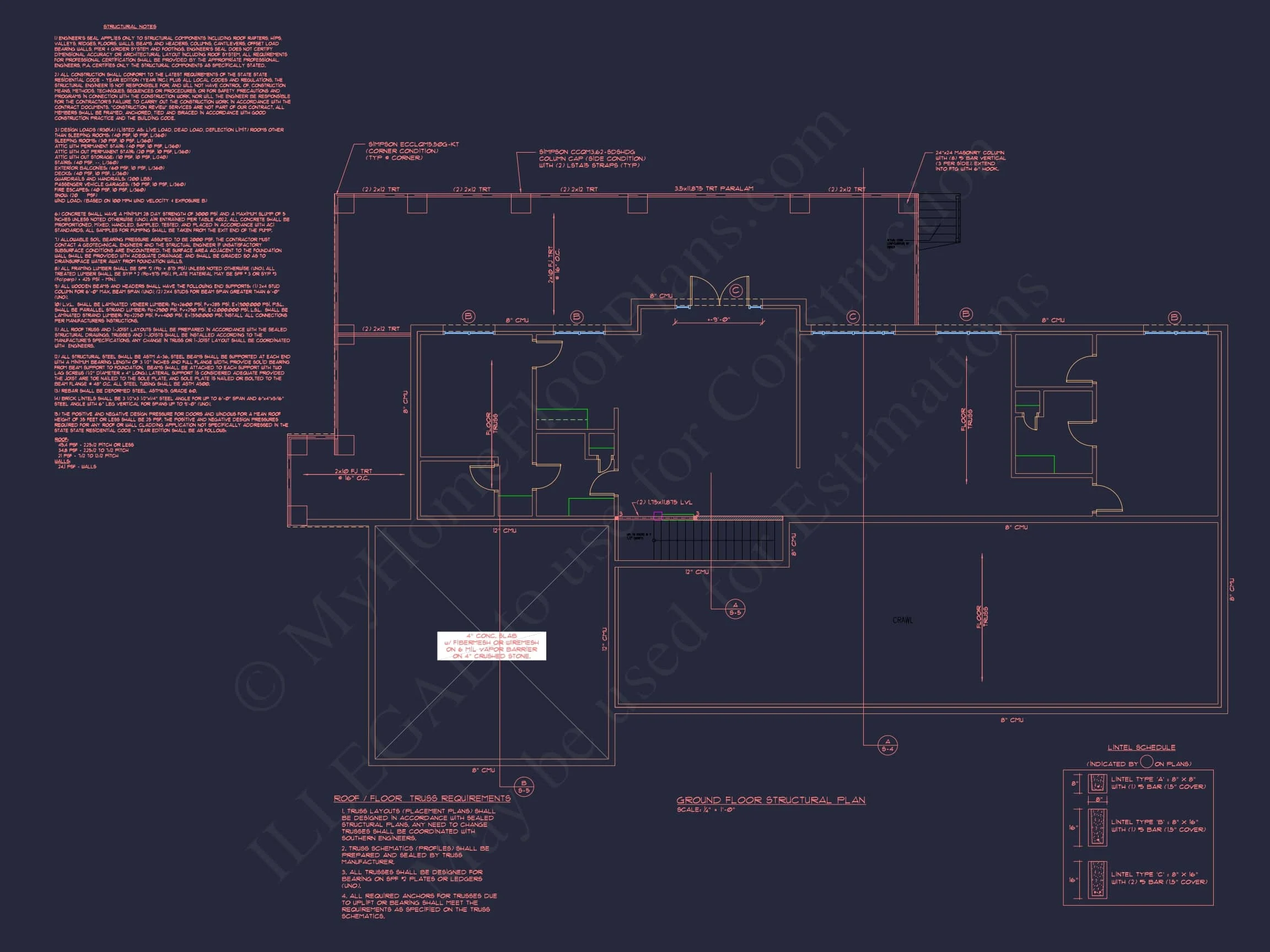 12-2877 HOUSE PLAN - Elegant House Floor Plan in CAD with Blueprint Designs 12 Elegant house Floor Plan in CAD with Blueprint Designs