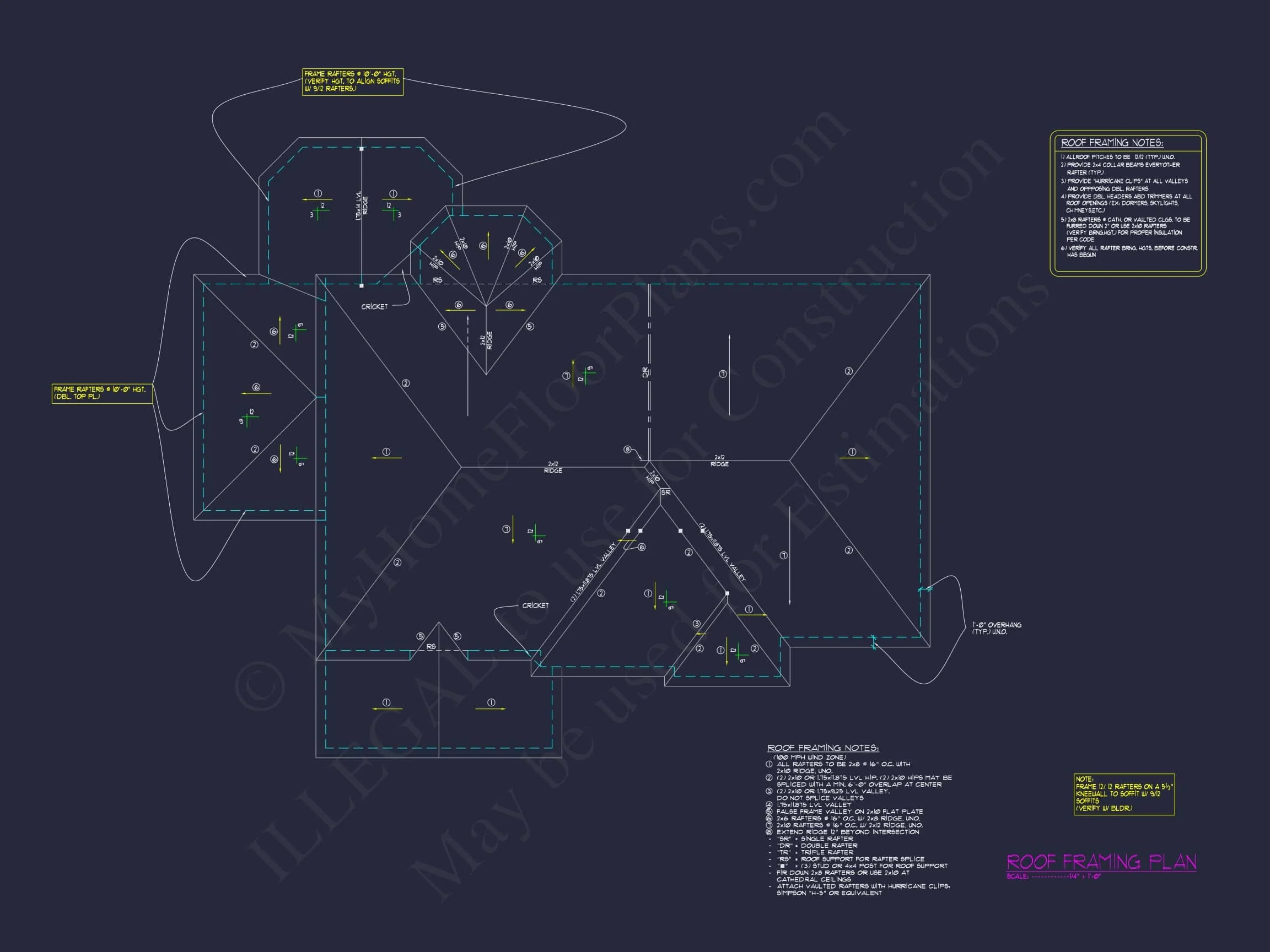 12-2798 HOUSE PLAN - Modern Suburban House Plan – 6 Beds, 5+ Baths, 5,678 Sq Ft with Dual Owner Suites 17 Expansive house Plan with Floor Plans & CAD Designs