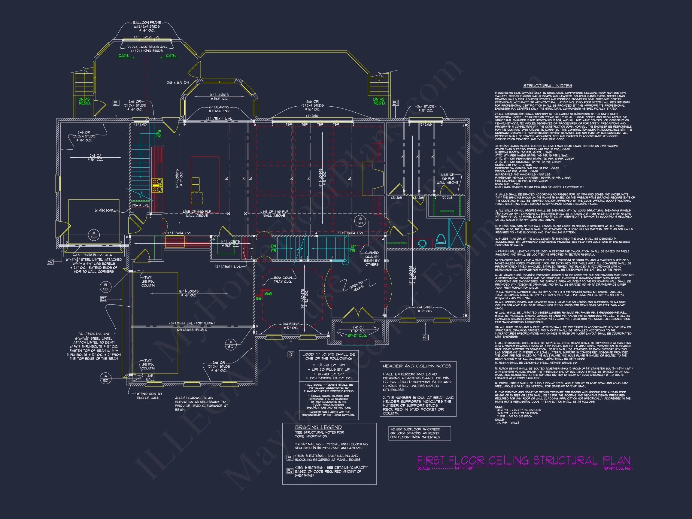 12-2798 HOUSE PLAN - Modern Suburban House Plan – 6 Beds, 5+ Baths, 5,678 Sq Ft with Dual Owner Suites 15 Expansive house Plan with Floor Plans & CAD Designs
