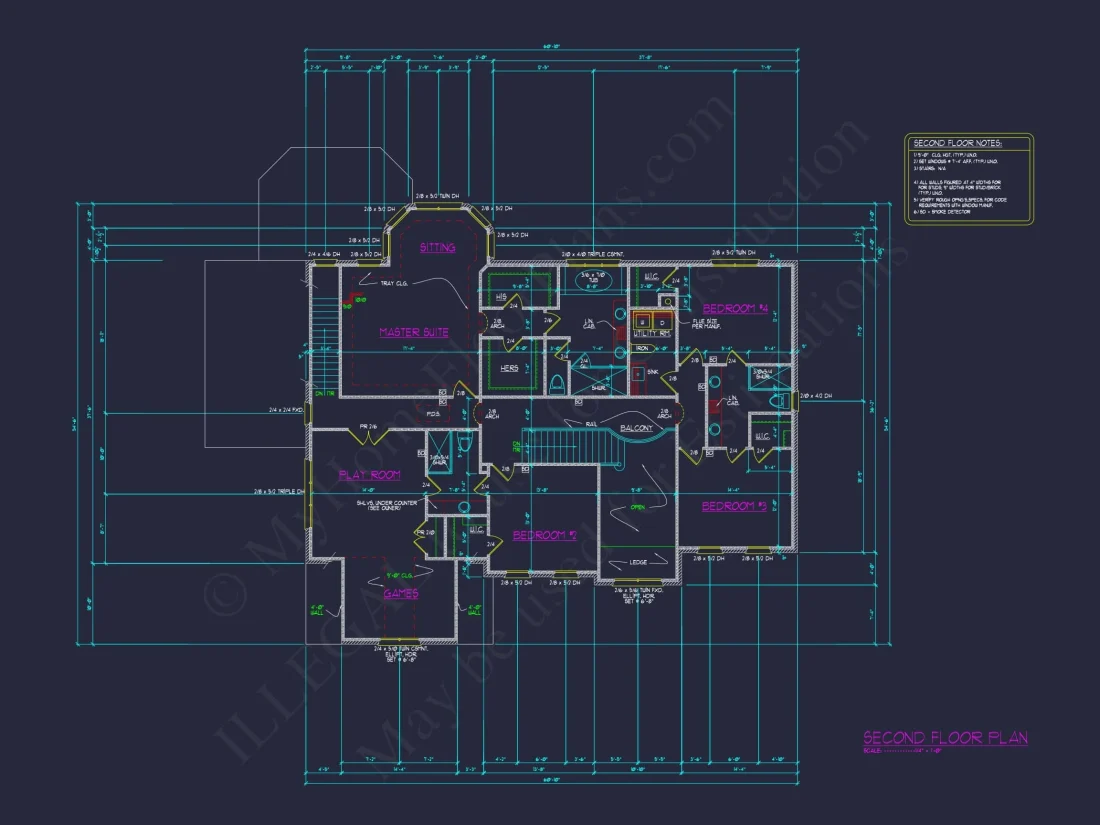 Expansive house Plan with Floor Plans & CAD Designs