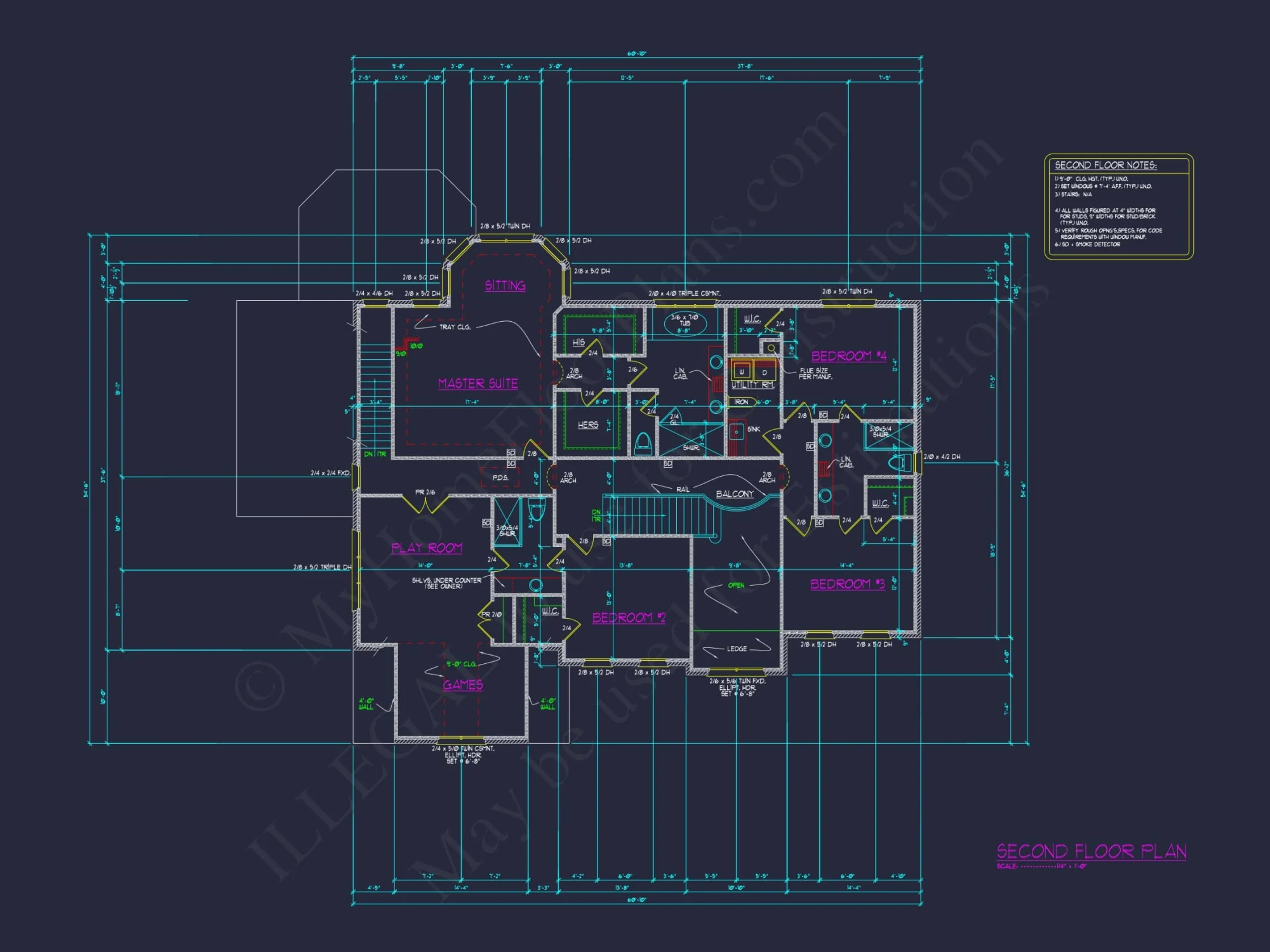 Expansive house Plan with Floor Plans & CAD Designs