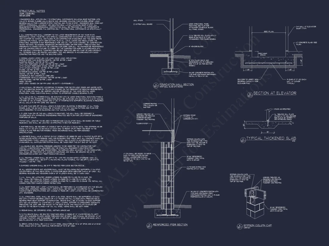 Elegant house Plan with CAD Designs & Blueprint Details