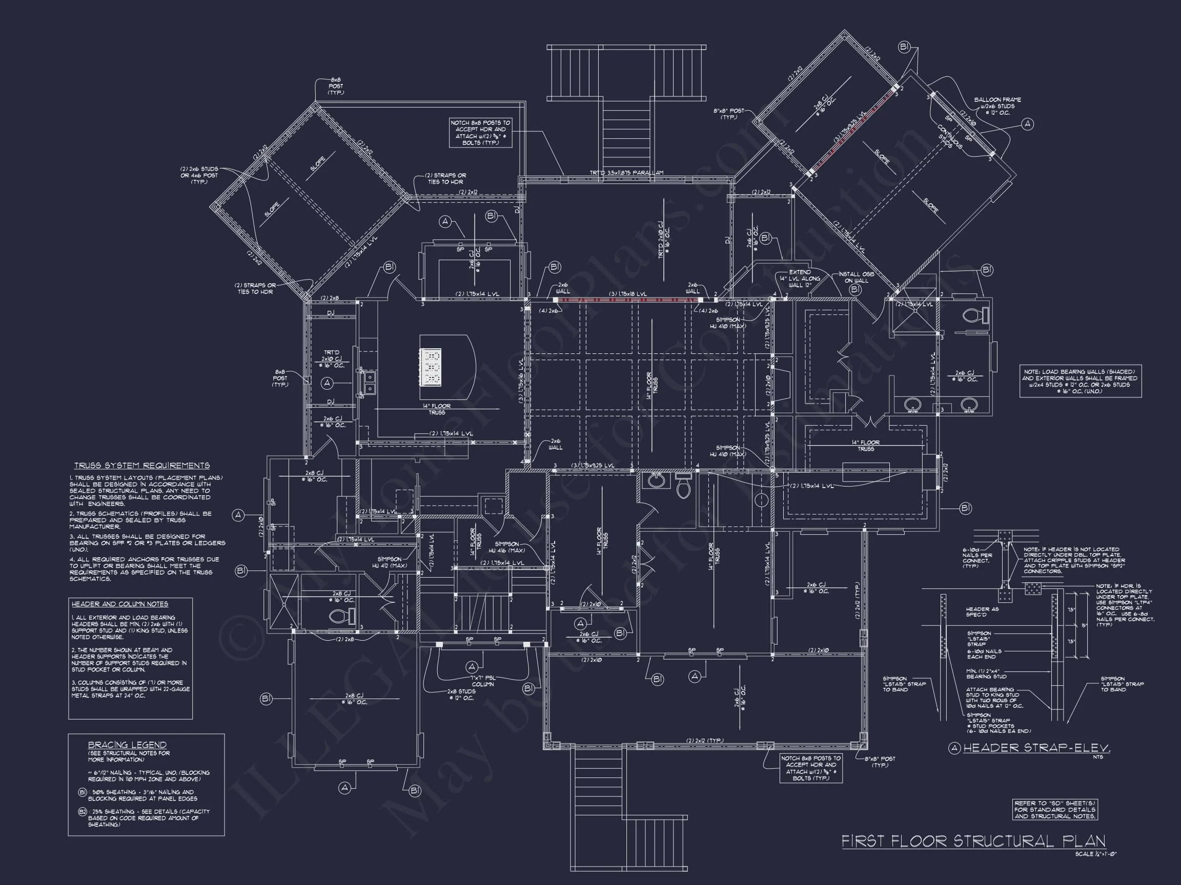 Elegant house Plan with CAD Designs & Blueprint Details