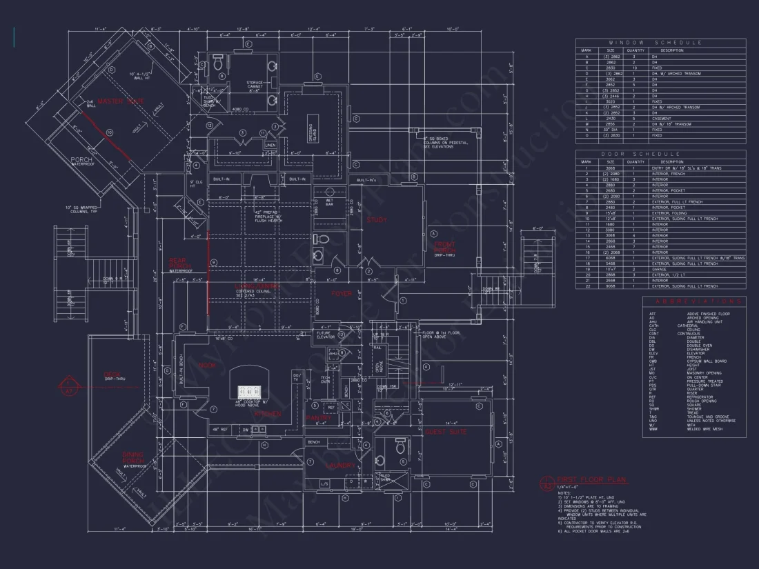 Elegant house Plan with CAD Designs & Blueprint Details