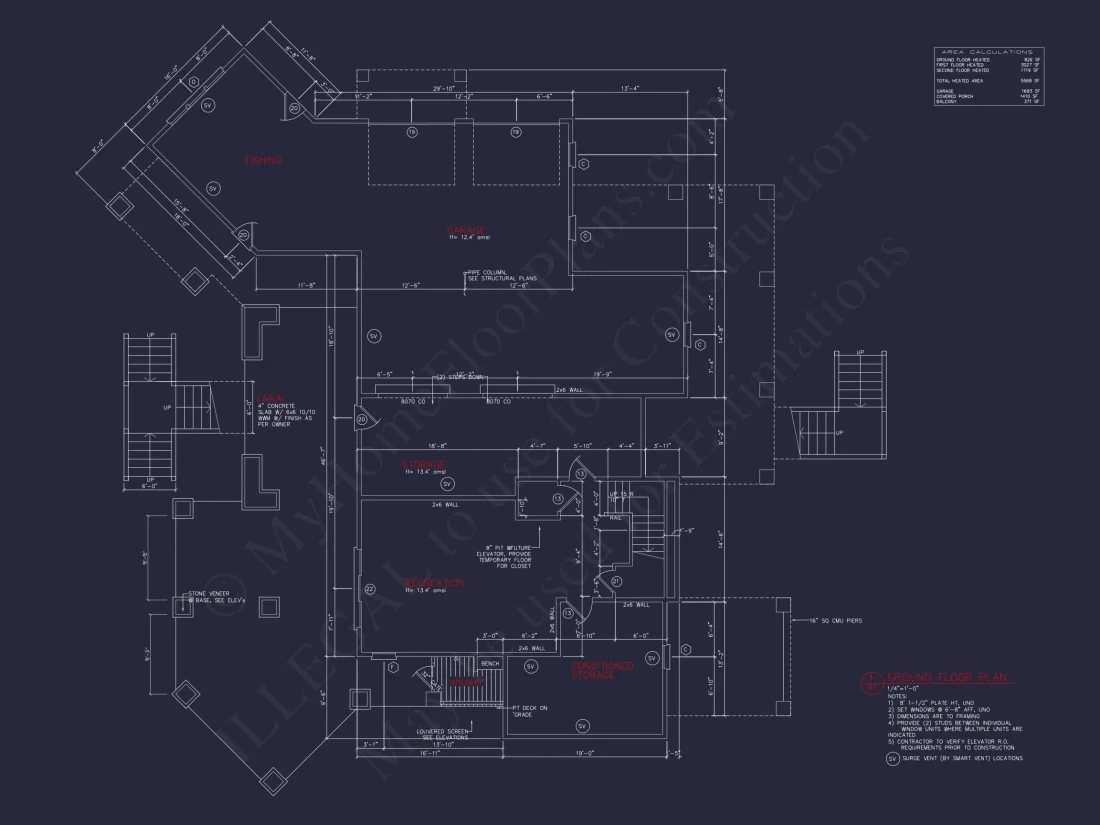 Elegant house Plan with CAD Designs & Blueprint Details