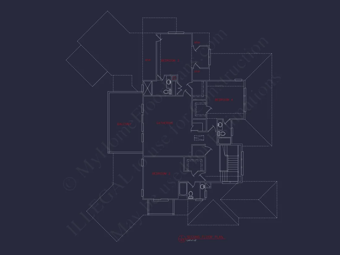 Elegant house Plan with CAD Designs & Blueprint Details