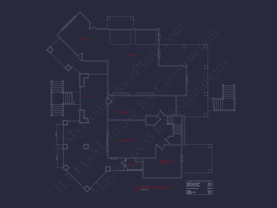 Elegant house Plan with CAD Designs & Blueprint Details