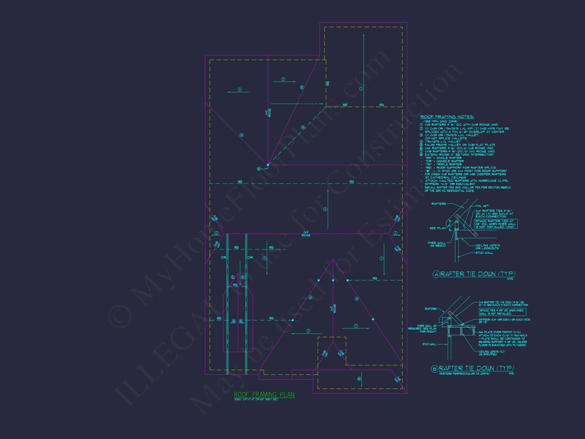 Beautiful house Floor Plan with CAD Blueprint and Designs