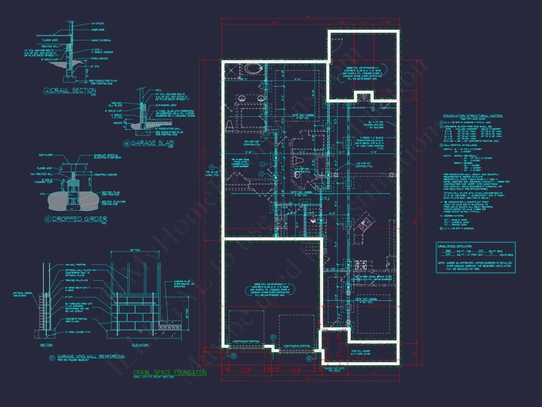 Beautiful house Floor Plan with CAD Blueprint and Designs
