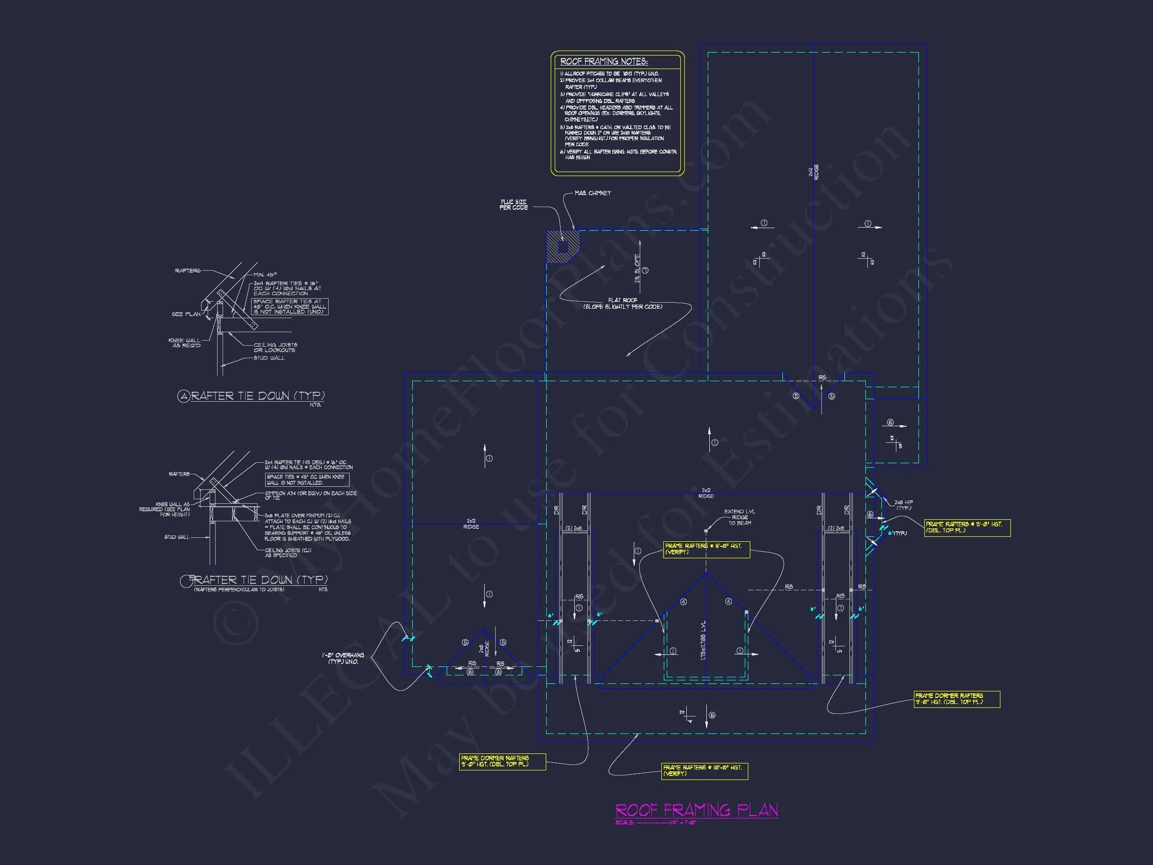 Custom house Plan with 4 Bedrooms, CAD Blueprints & Designs