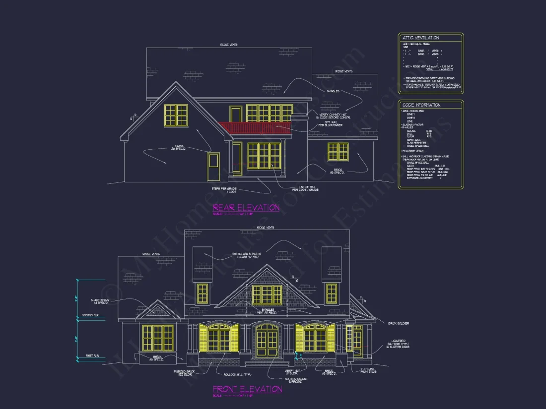 Custom house Plan with 4 Bedrooms, CAD Blueprints & Designs