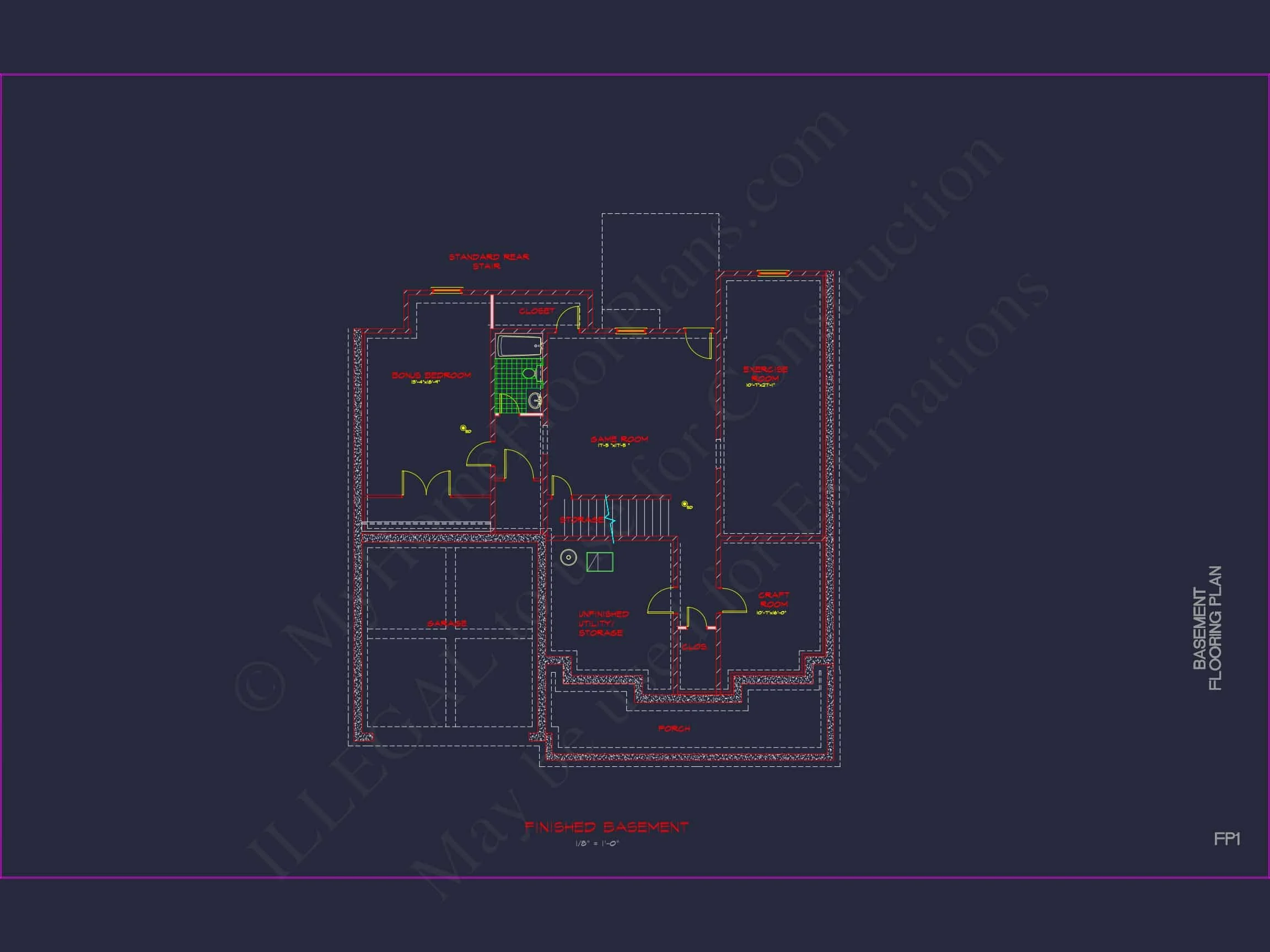 12-2604 HOUSE PLAN - Luxury House Plan with Modern CAD Blueprints & Stylish Designs 19 Luxury house Plan with Modern CAD Blueprints & Stylish Designs