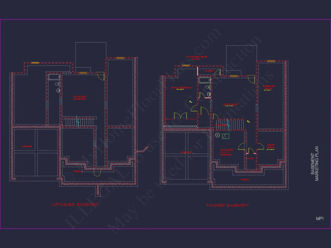 Luxury house Plan with Modern CAD Blueprints & Stylish Designs