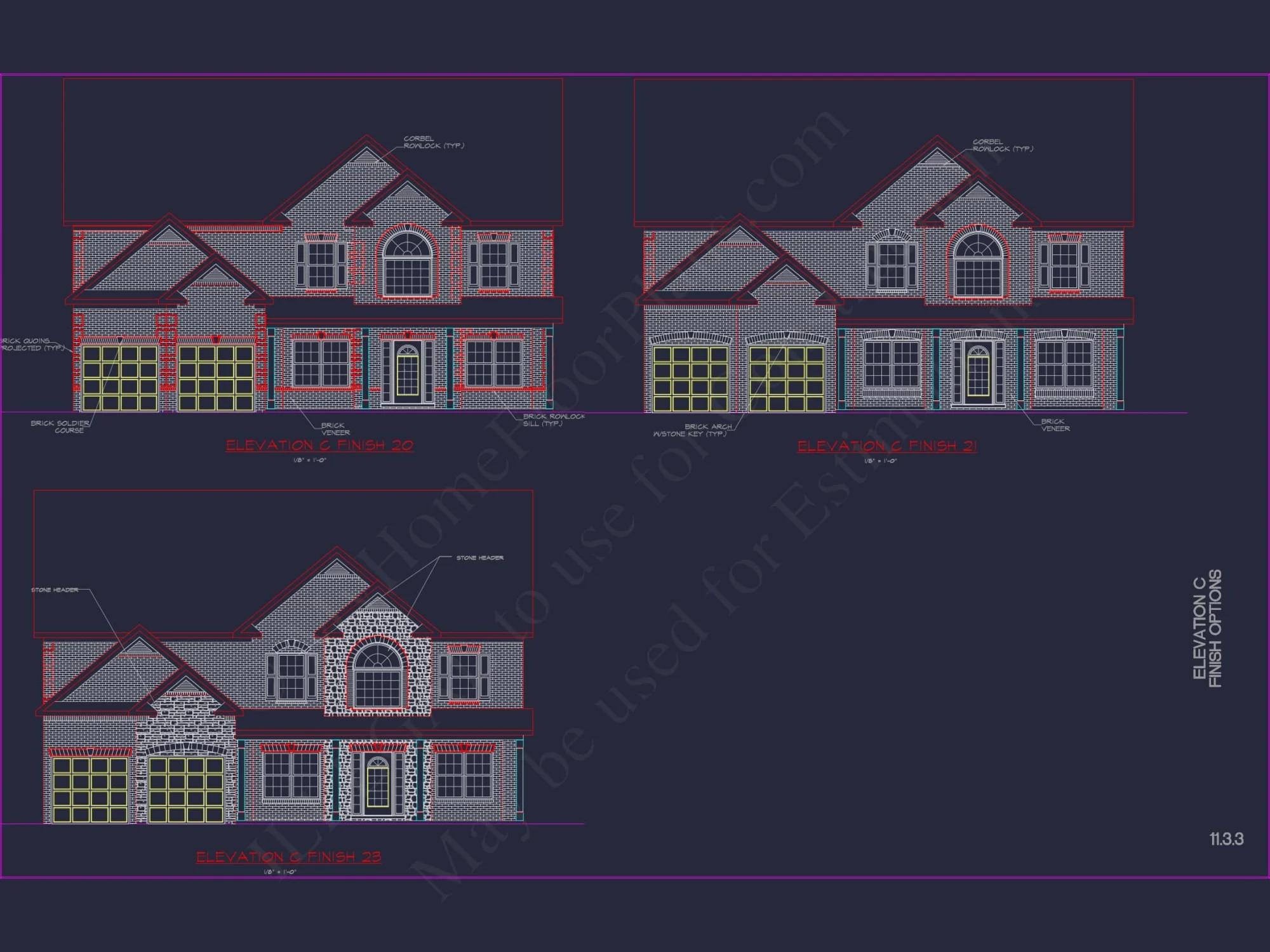 Luxury house Plan with Modern CAD Blueprints & Stylish Designs