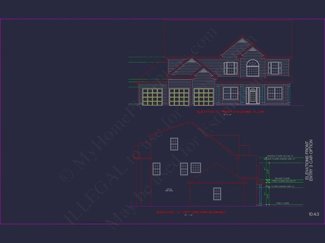 Luxury house Plan with Modern CAD Blueprints & Stylish Designs