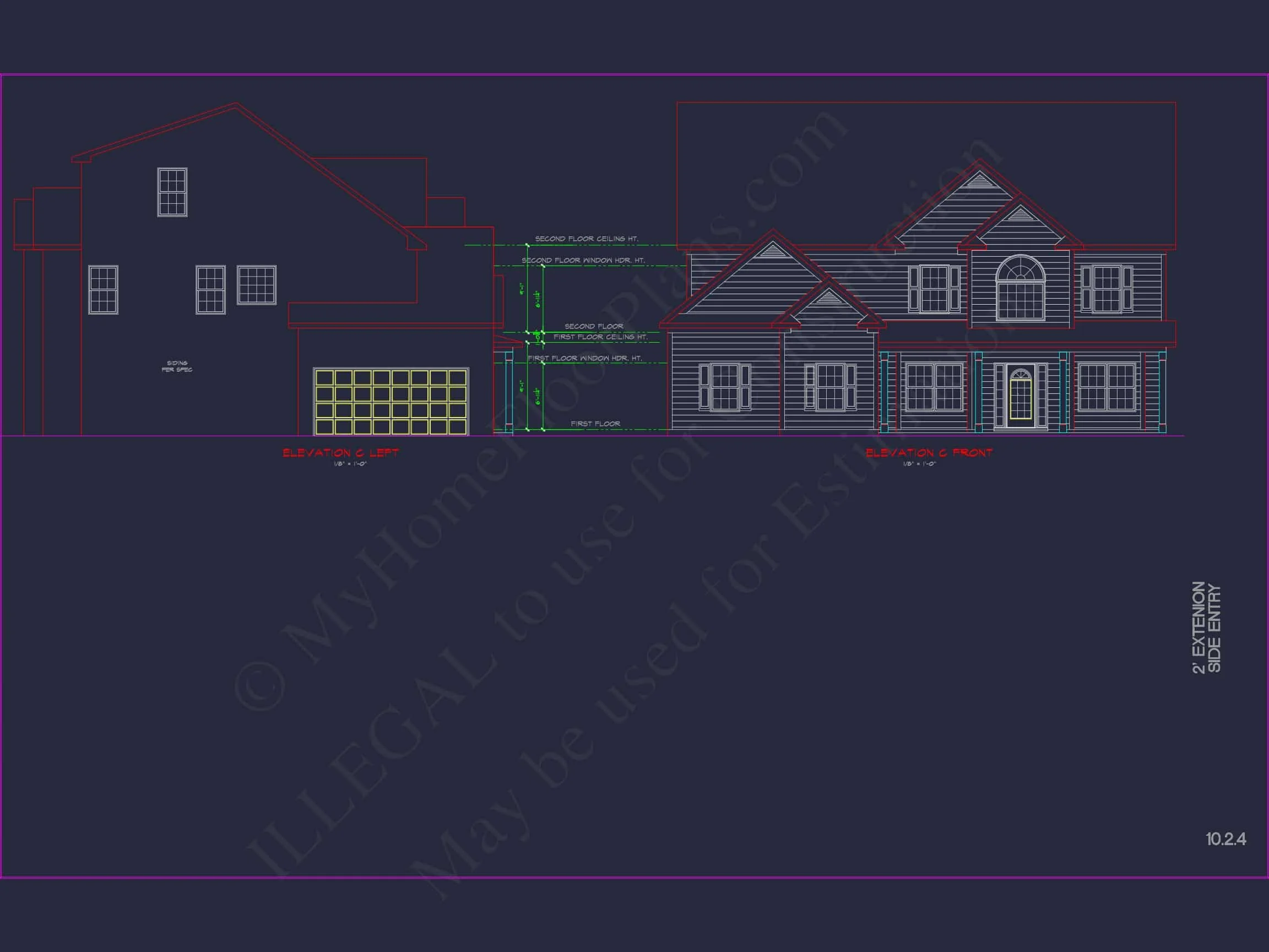 12-2604 HOUSE PLAN - Luxury House Plan with Modern CAD Blueprints & Stylish Designs 11 Luxury house Plan with Modern CAD Blueprints & Stylish Designs