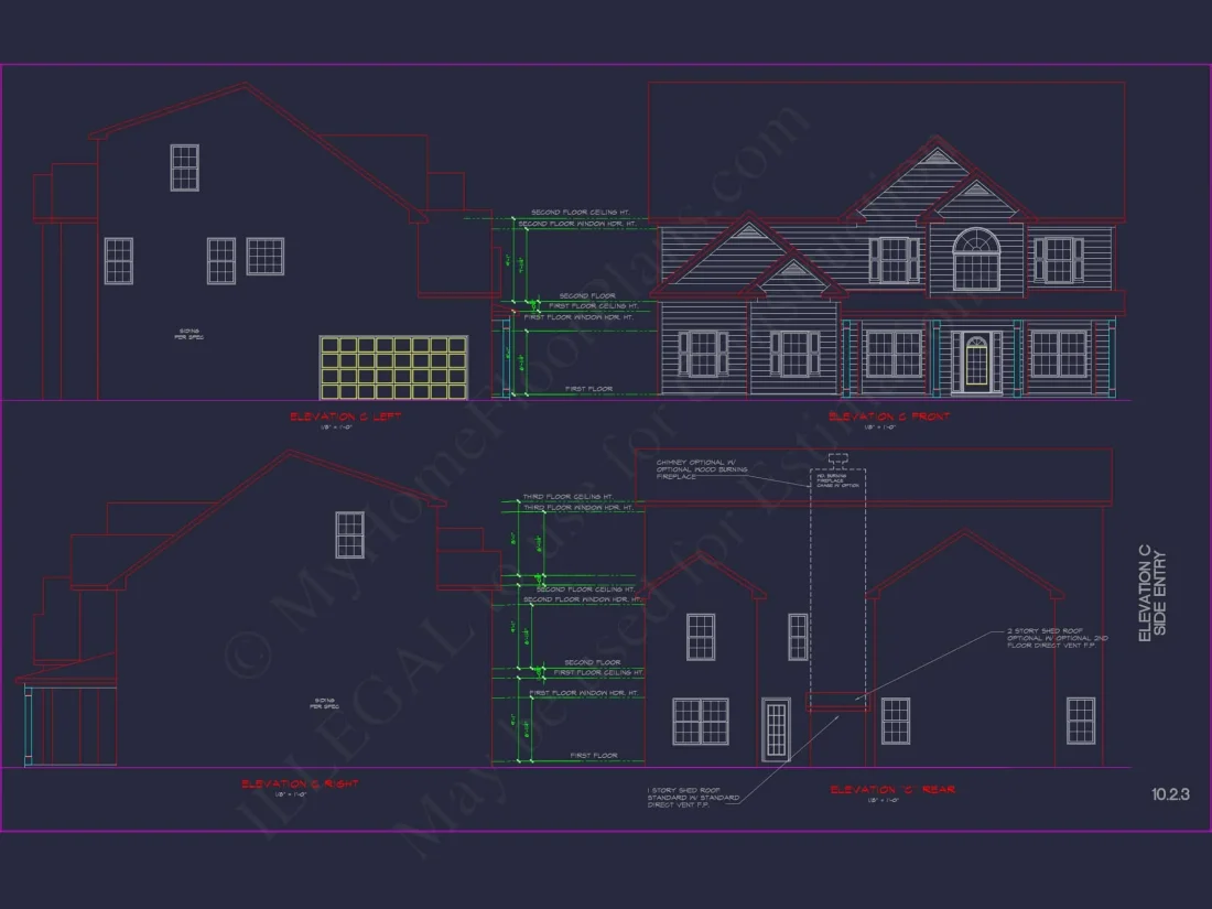 Luxury house Plan with Modern CAD Blueprints & Stylish Designs