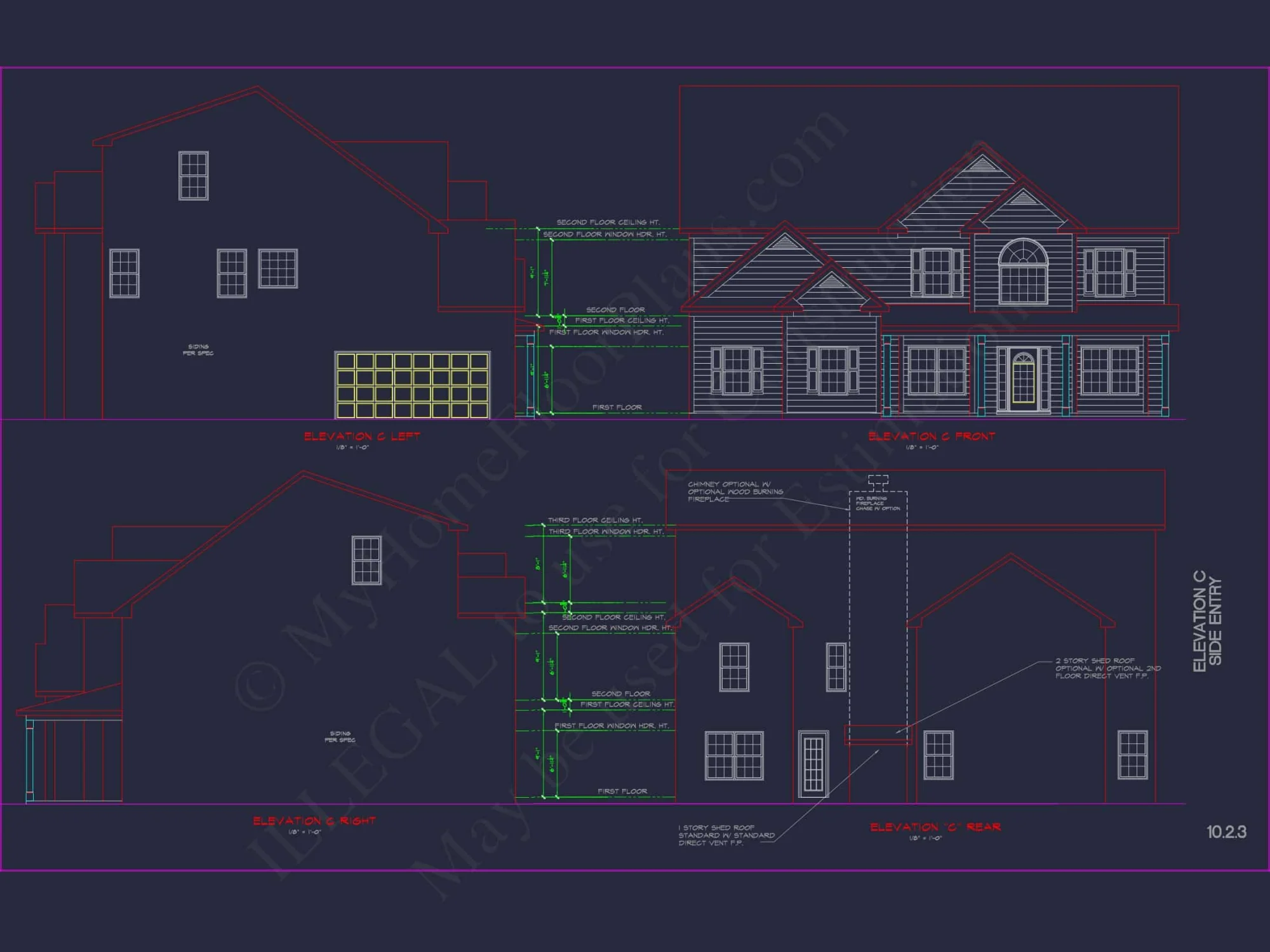 Luxury house Plan with Modern CAD Blueprints & Stylish Designs