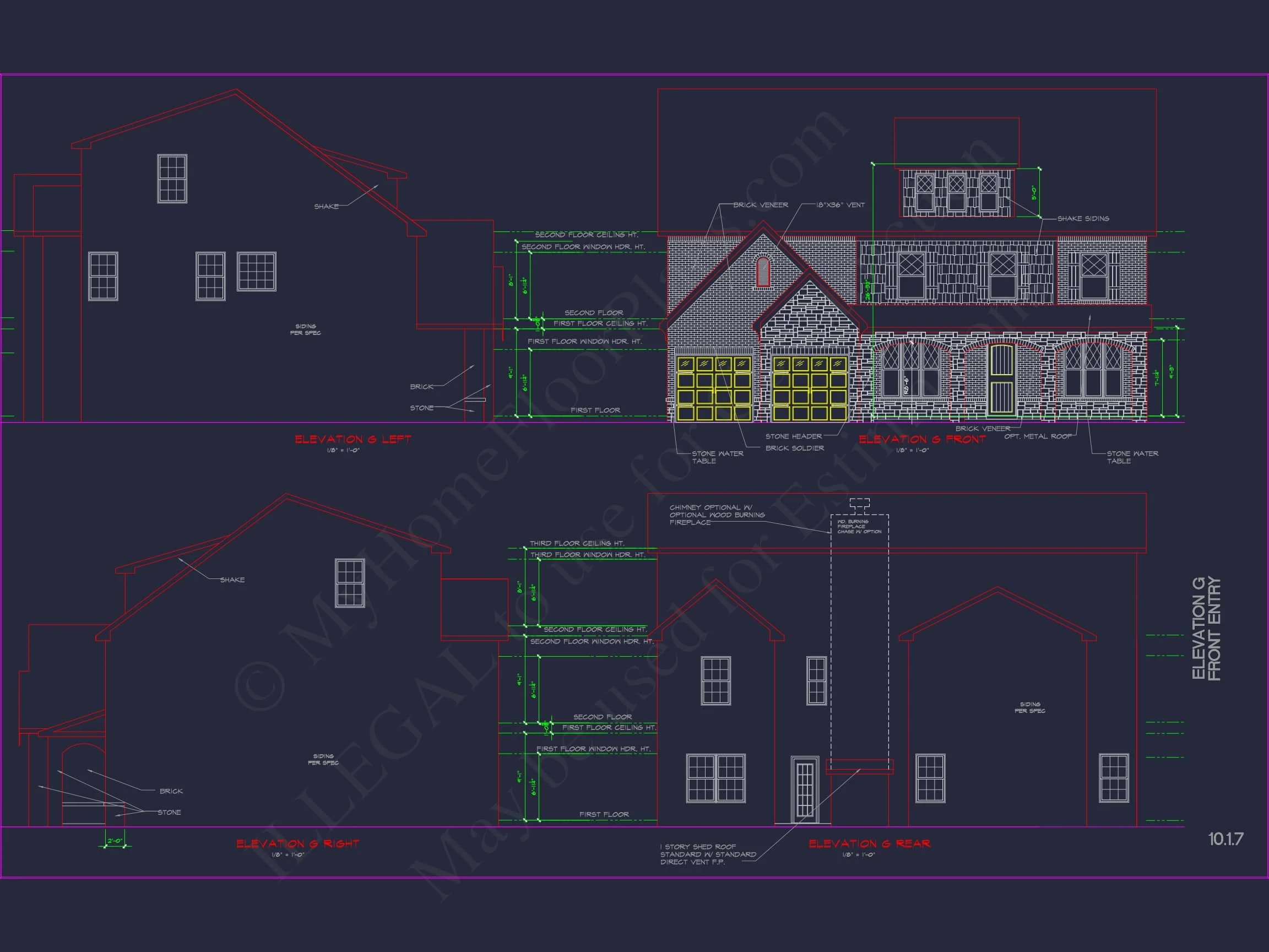 12-2604 HOUSE PLAN - Luxury House Plan with Modern CAD Blueprints & Stylish Designs 7 Luxury house Plan with Modern CAD Blueprints & Stylish Designs
