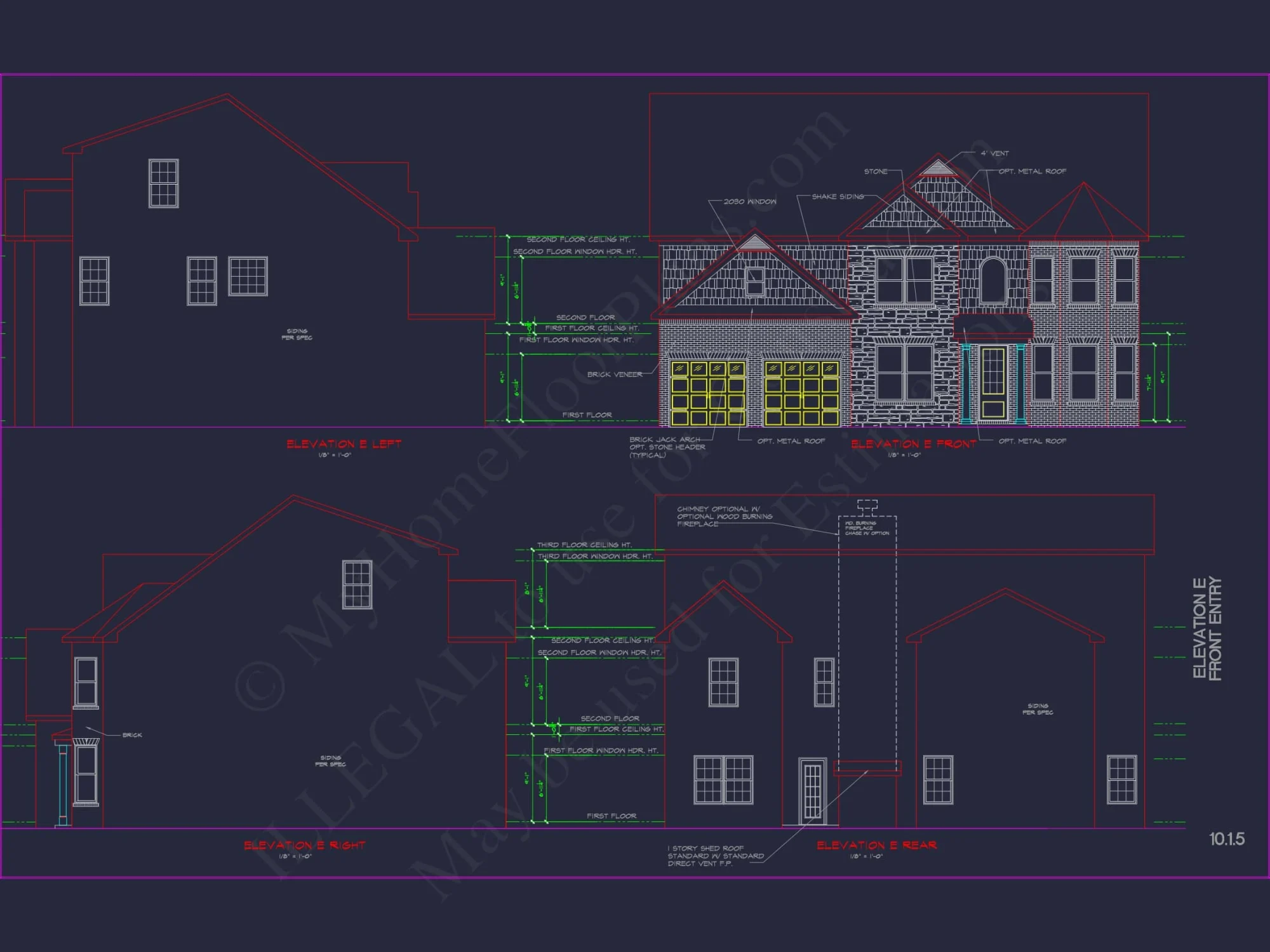 Luxury house Plan with Modern CAD Blueprints & Stylish Designs