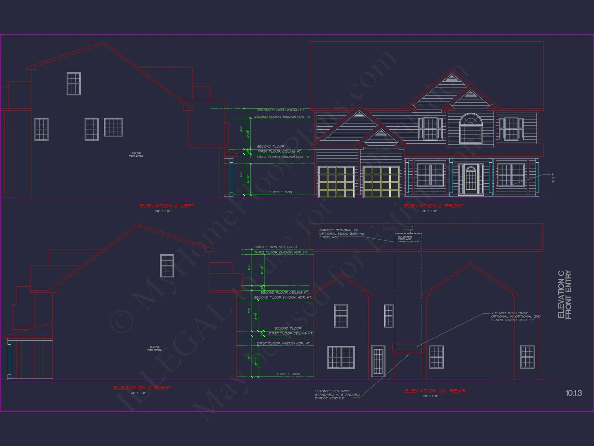 Luxury house Plan with Modern CAD Blueprints & Stylish Designs