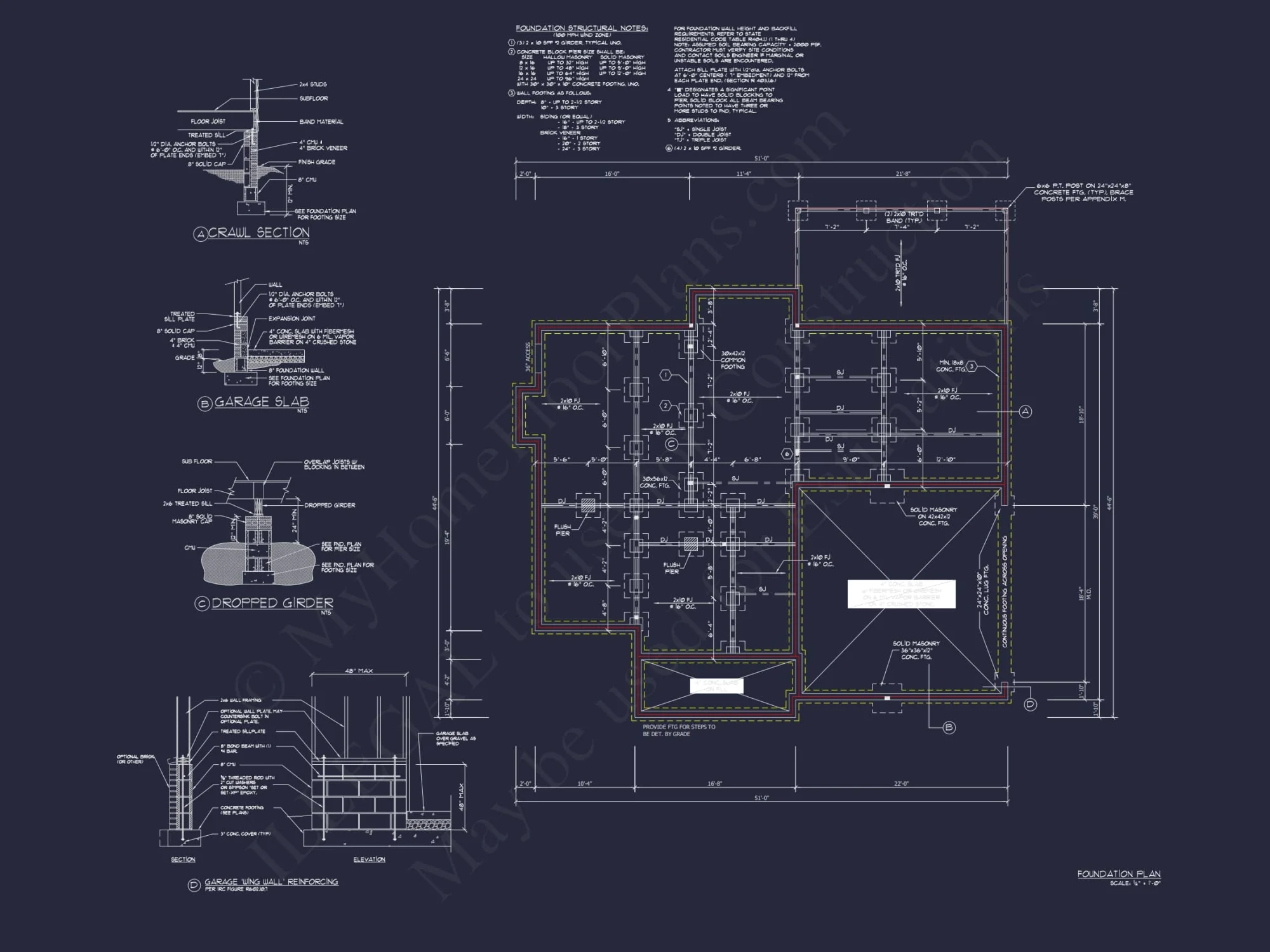 Traditional Colonial 3-Bedroom house Floor Plan & Blueprint