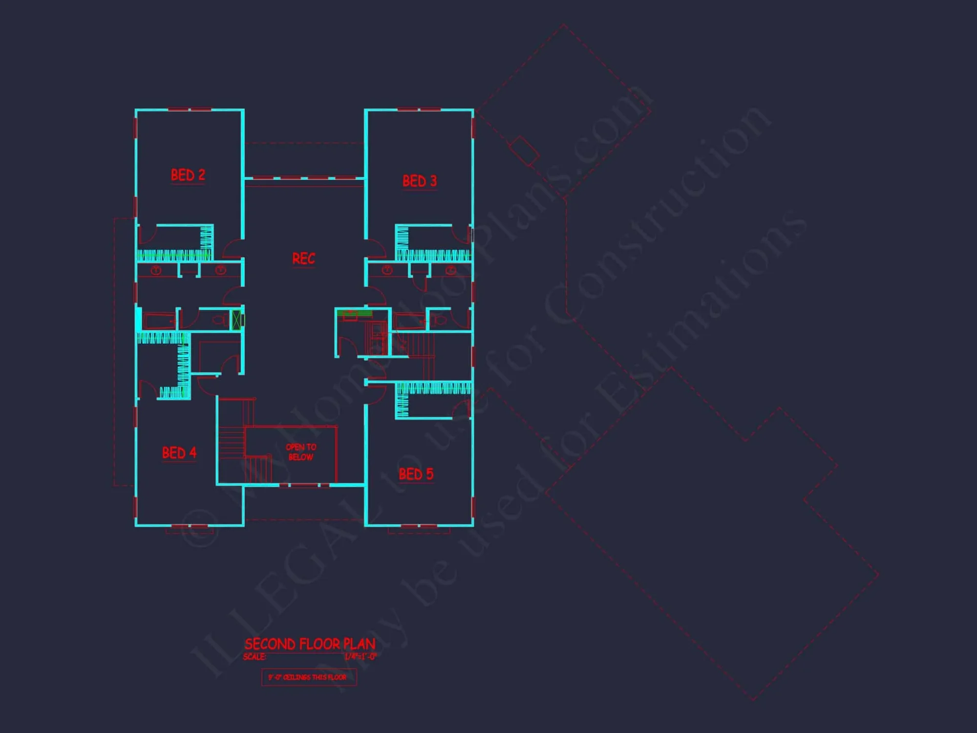 Luxury house Plan with 3 Story Architecture and Open Floor Plan