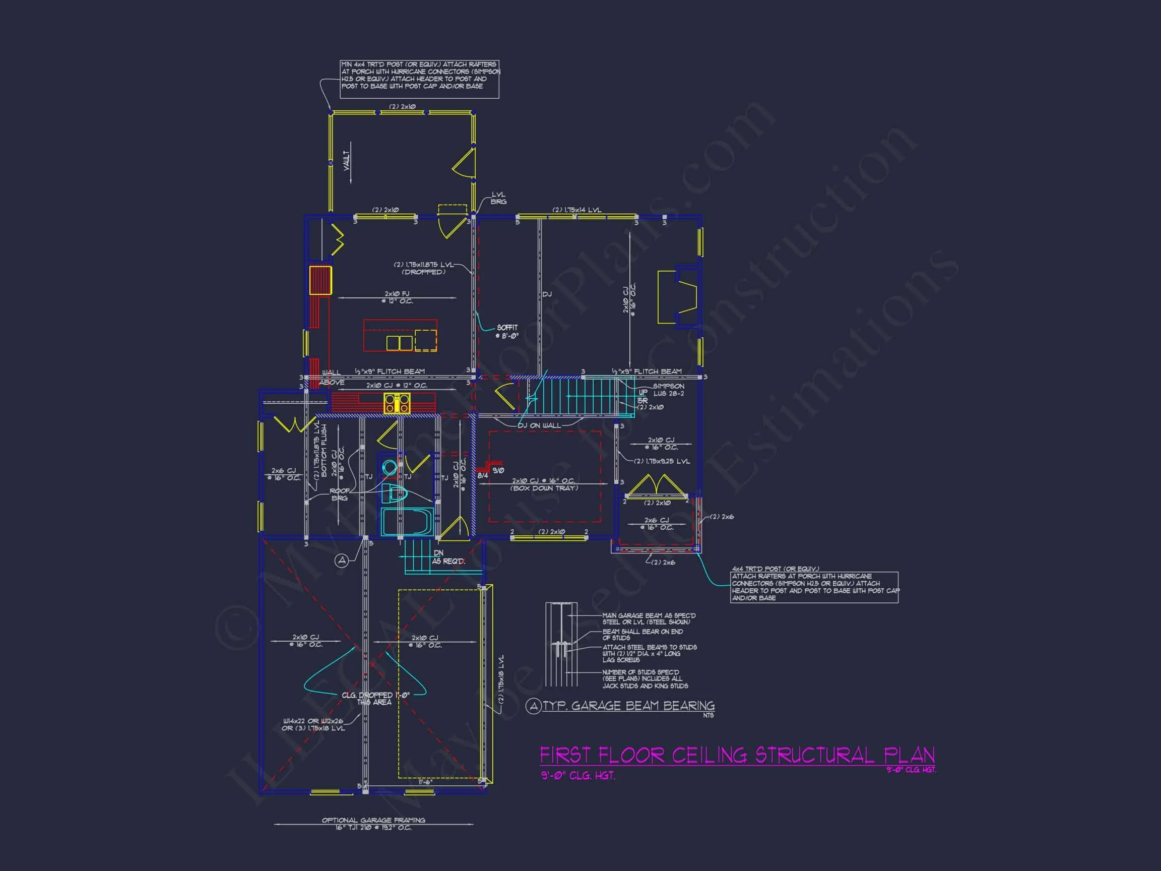 12-2296 HOUSE PLAN - Elegant Craftsman House Plan with Blueprint and CAD Designs 13 Elegant Craftsman house Plan with Blueprint and CAD Designs