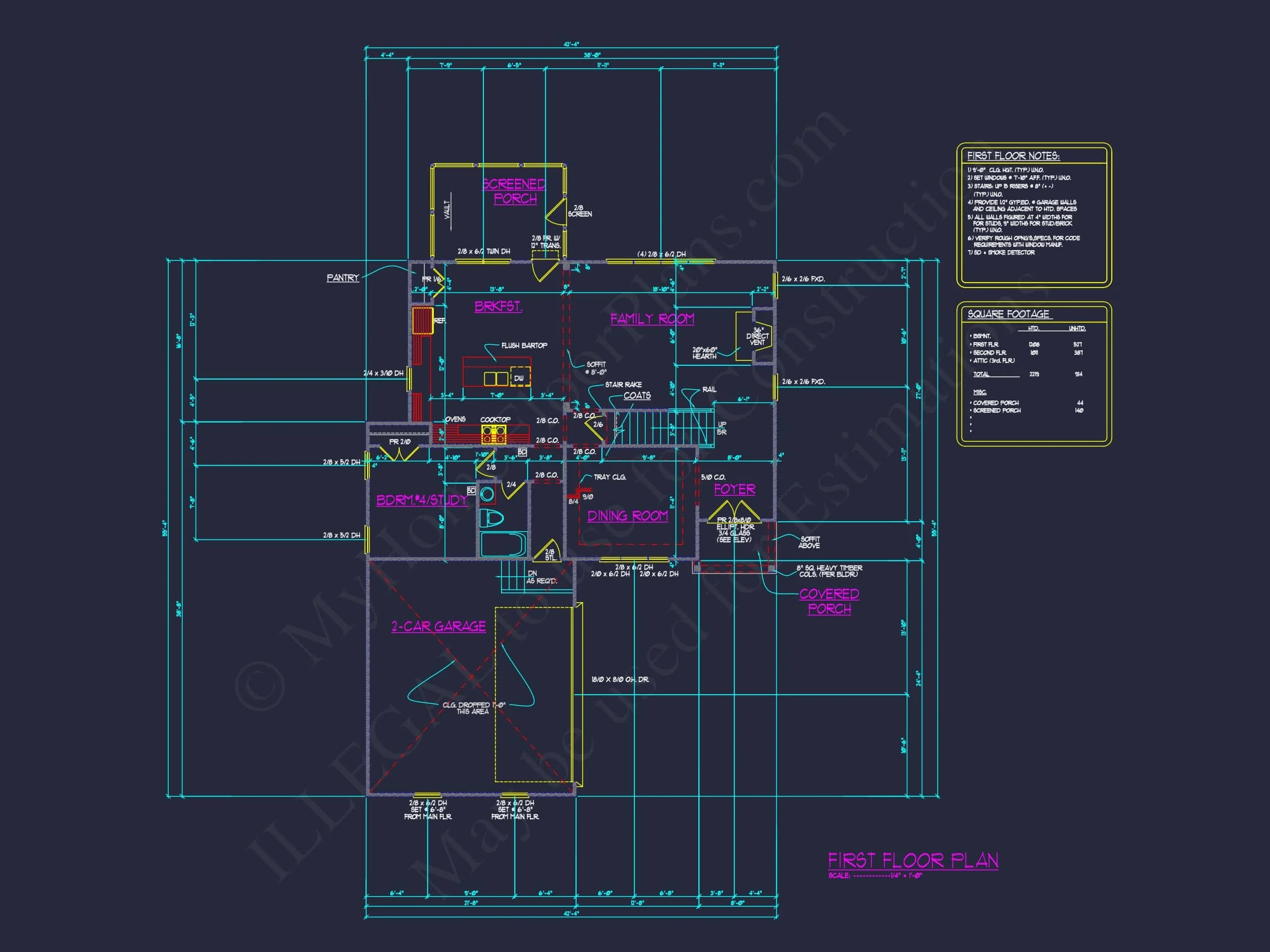 12-2296 HOUSE PLAN - Elegant Craftsman House Plan with Blueprint and CAD Designs 11 Elegant Craftsman house Plan with Blueprint and CAD Designs
