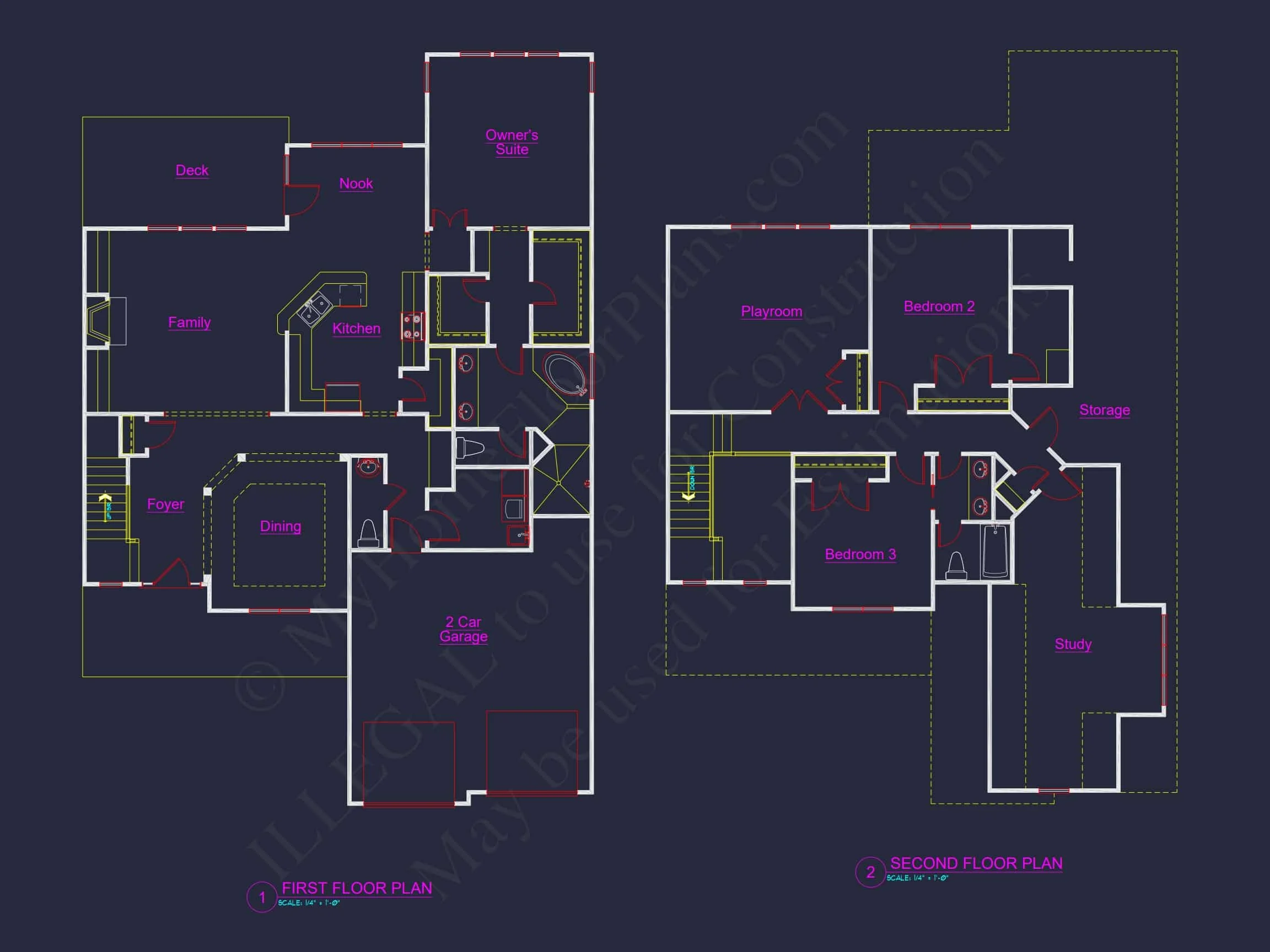 12-2281 HOUSE PLAN - Craftsman House Blueprint with Open Floor Plan & Garage 6 Craftsman house Blueprint with Open Floor Plan & Garage
