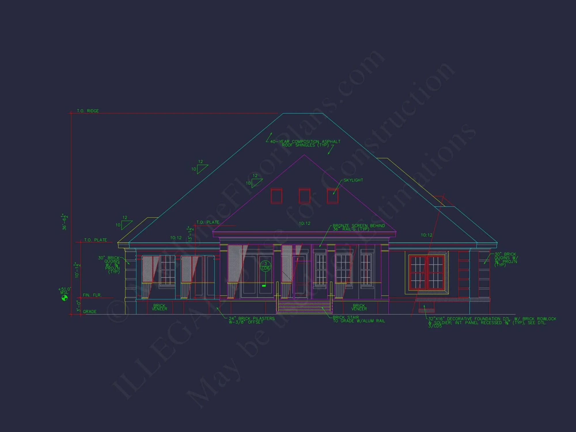 Detailed house Plan with CAD Designs: Floor Plan & Blueprint