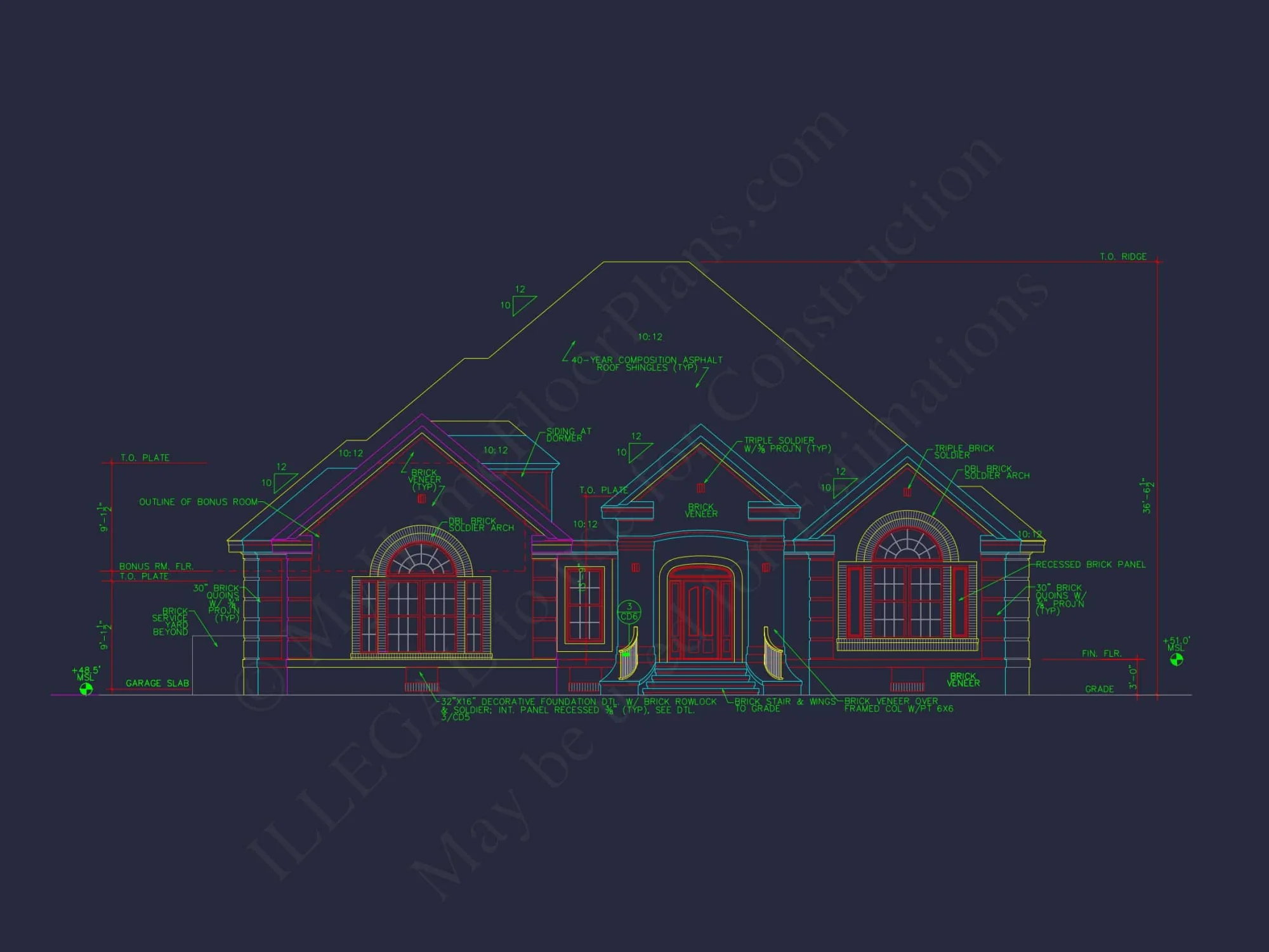 Detailed house Plan with CAD Designs: Floor Plan & Blueprint