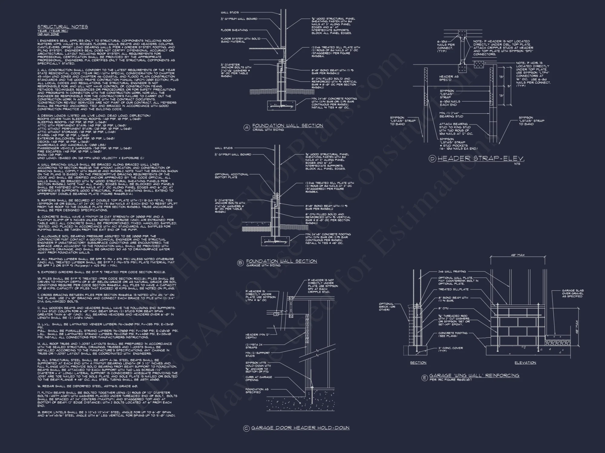 Expansive house Plan with 6 Baths, CAD Designs & Features