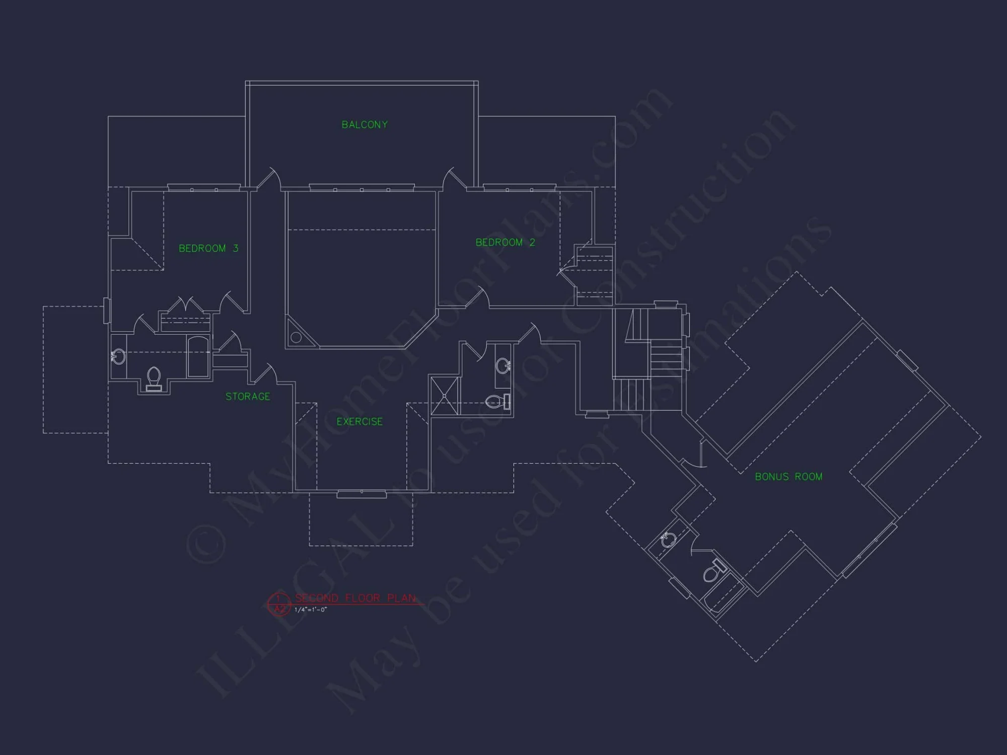 Expansive house Plan with 6 Baths, CAD Designs & Features