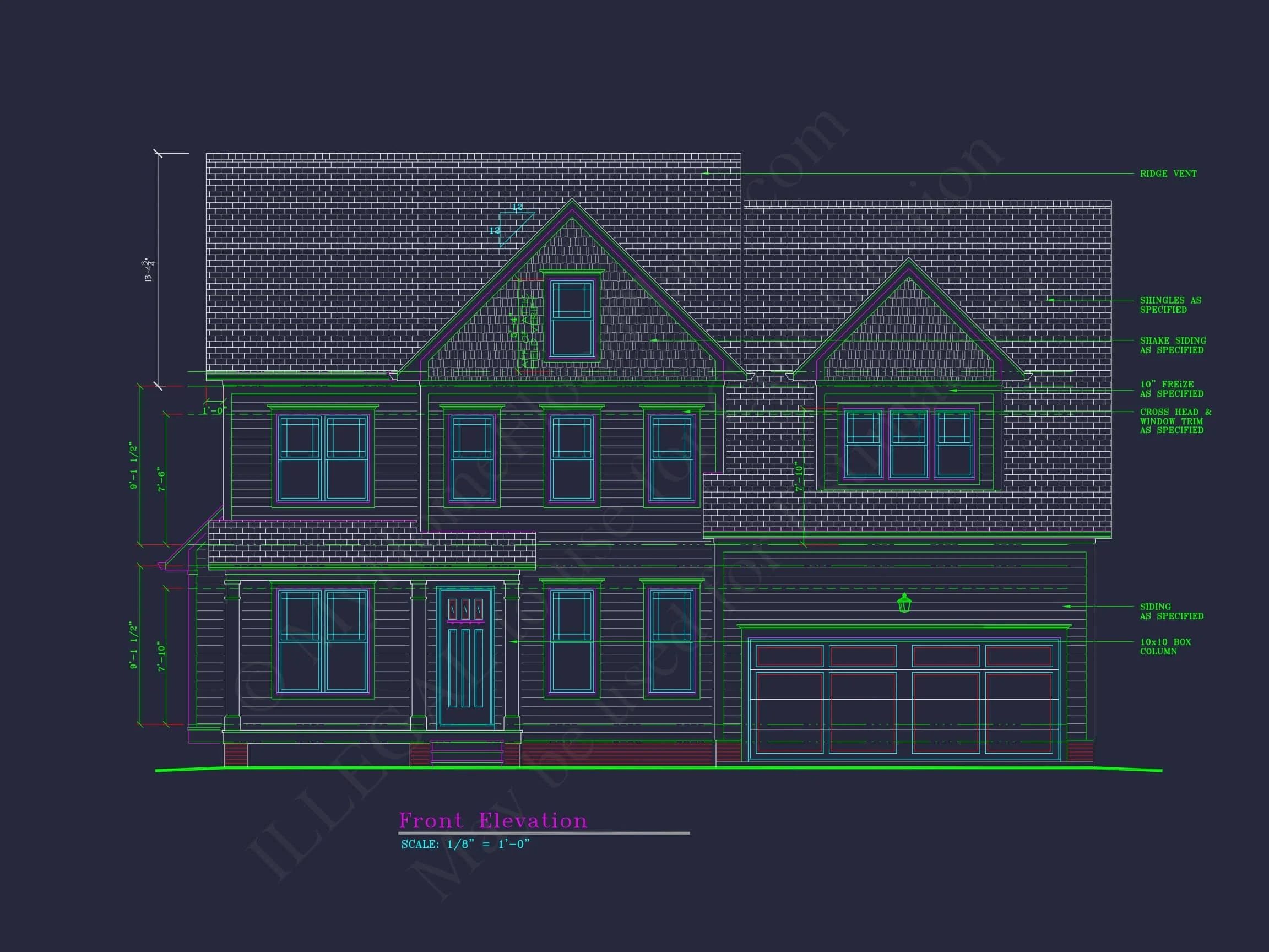 12-2196 HOUSE PLAN - 4-Bed, 3-Bath, 3174 SF Craftsman House Plan 28 Elegant house Plan with 3174 SF, CAD Blueprint, and Designs