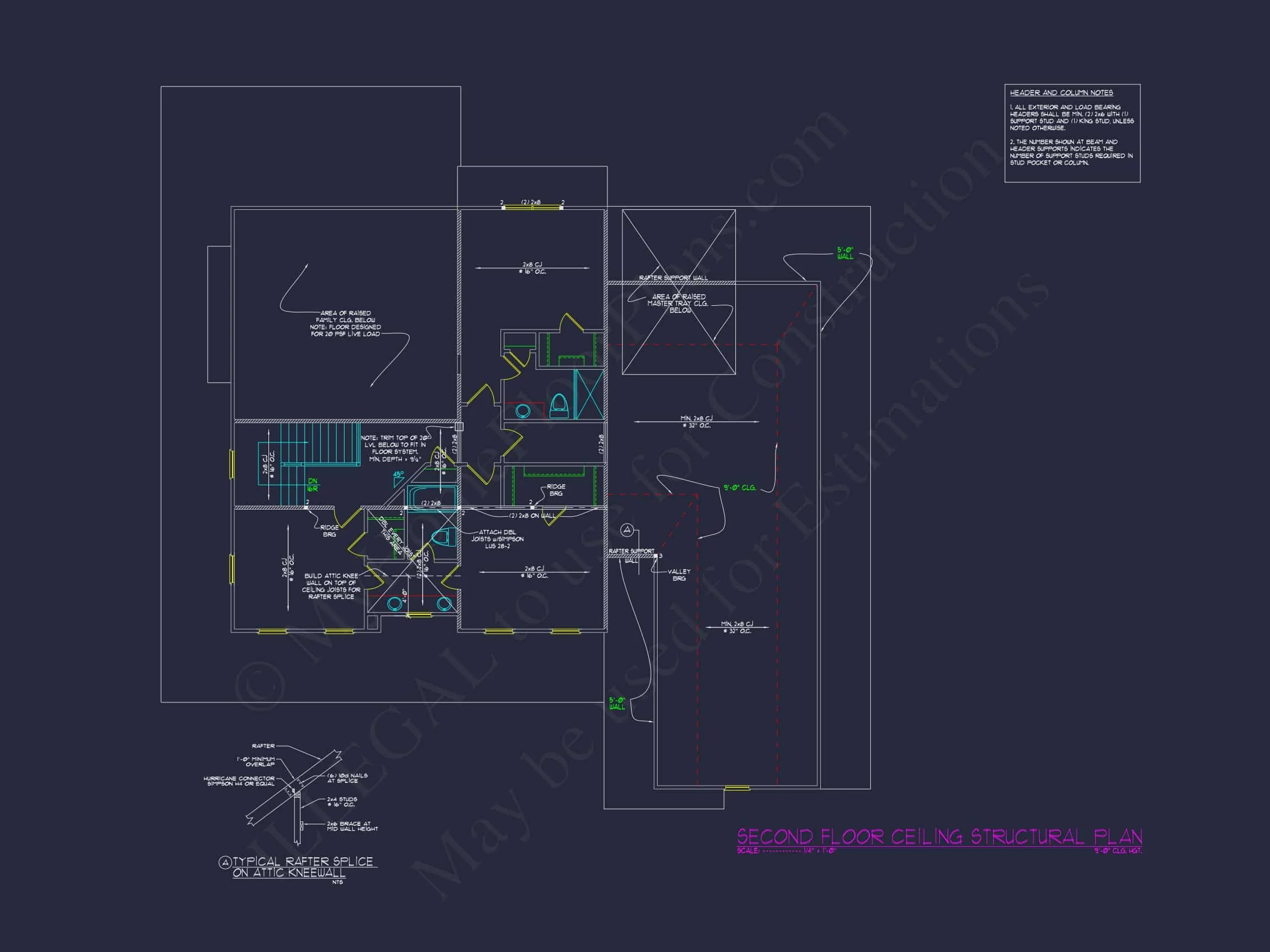 Classic house Blueprint with Colonial-Style Floor Plan Designs